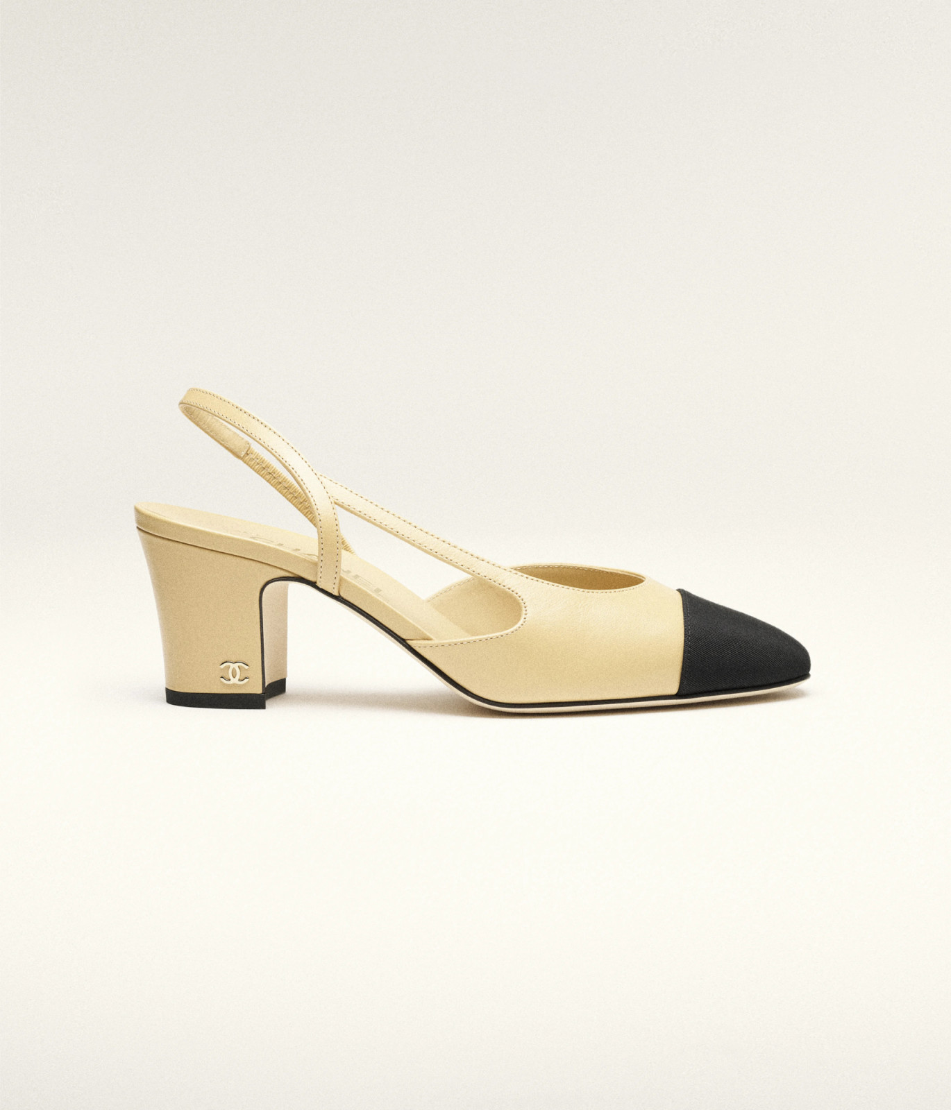 Chanel continuously reissues the slingback in seasonal materials such as tweed, mesh, patent leather and cap-toe finishes, making it one of the house’s most commercially dependable footwear categories (Photo: chanel.com)