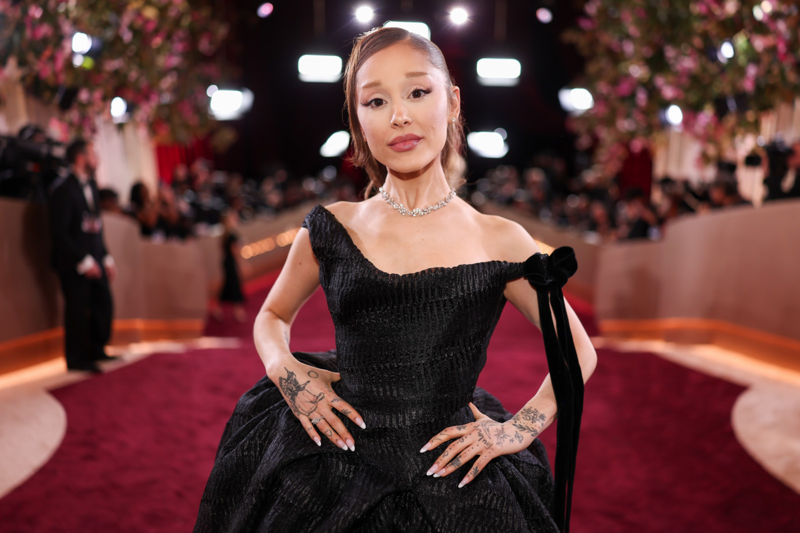 Ariana Grande at the 83rd Annual Golden Globes held at The Beverly Hilton on January 11, 2026 in Beverly Hills, California. (Photo by Christopher Polk/2026GG/Penske Media via Getty Images)