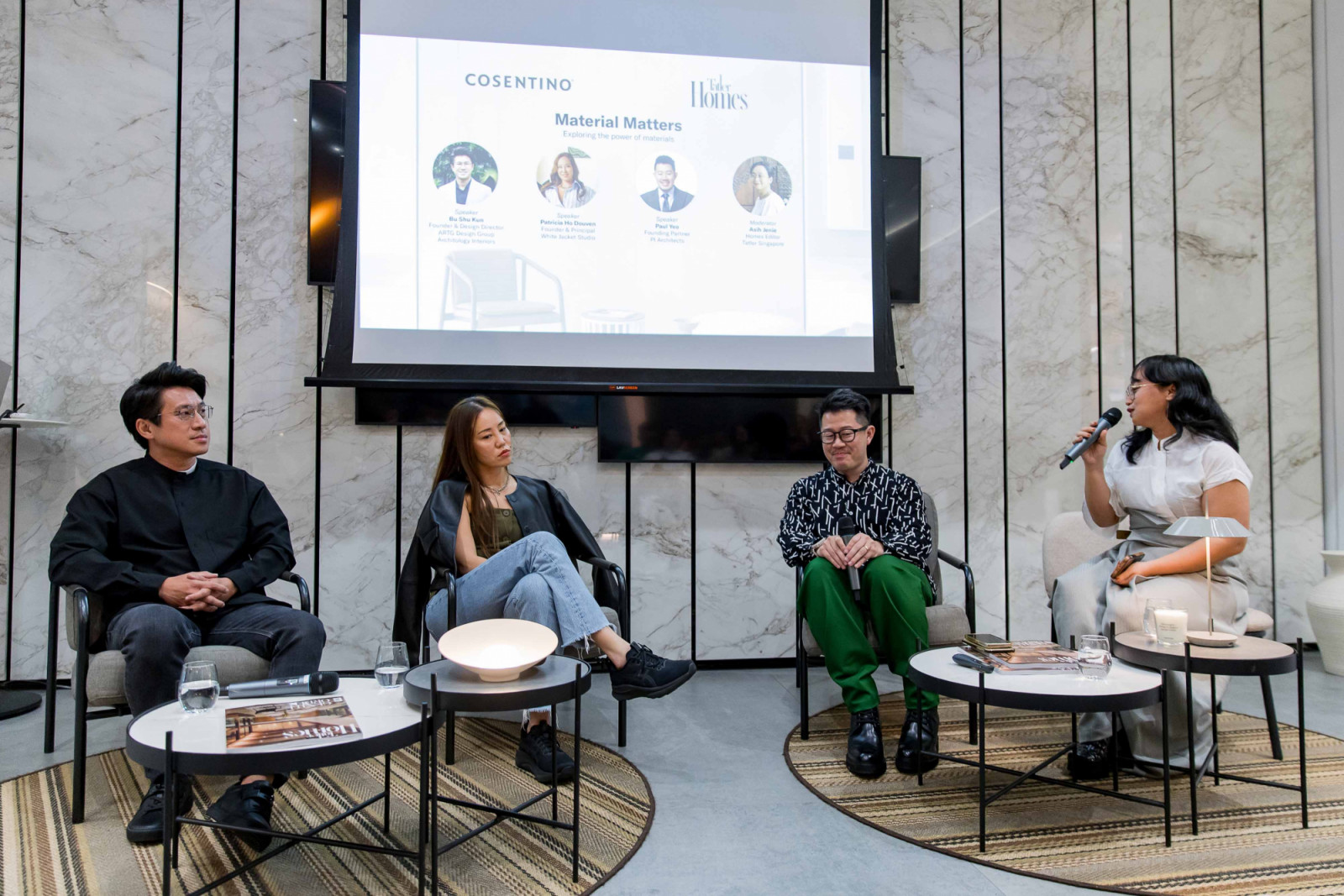 Bu Shukun, Patricia Do Douven, Paul Yeo and Asih Jenie