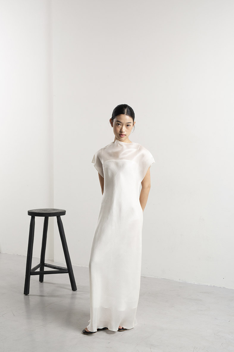 The timeless apparel by Lo Silk is made from 100 per cent Vietnamese silk. Photo: Lo Silk