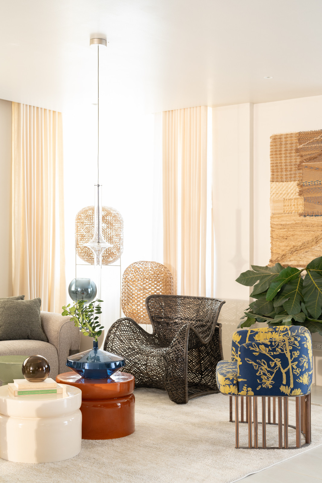 A cosy corner in Julia Montes’ living room