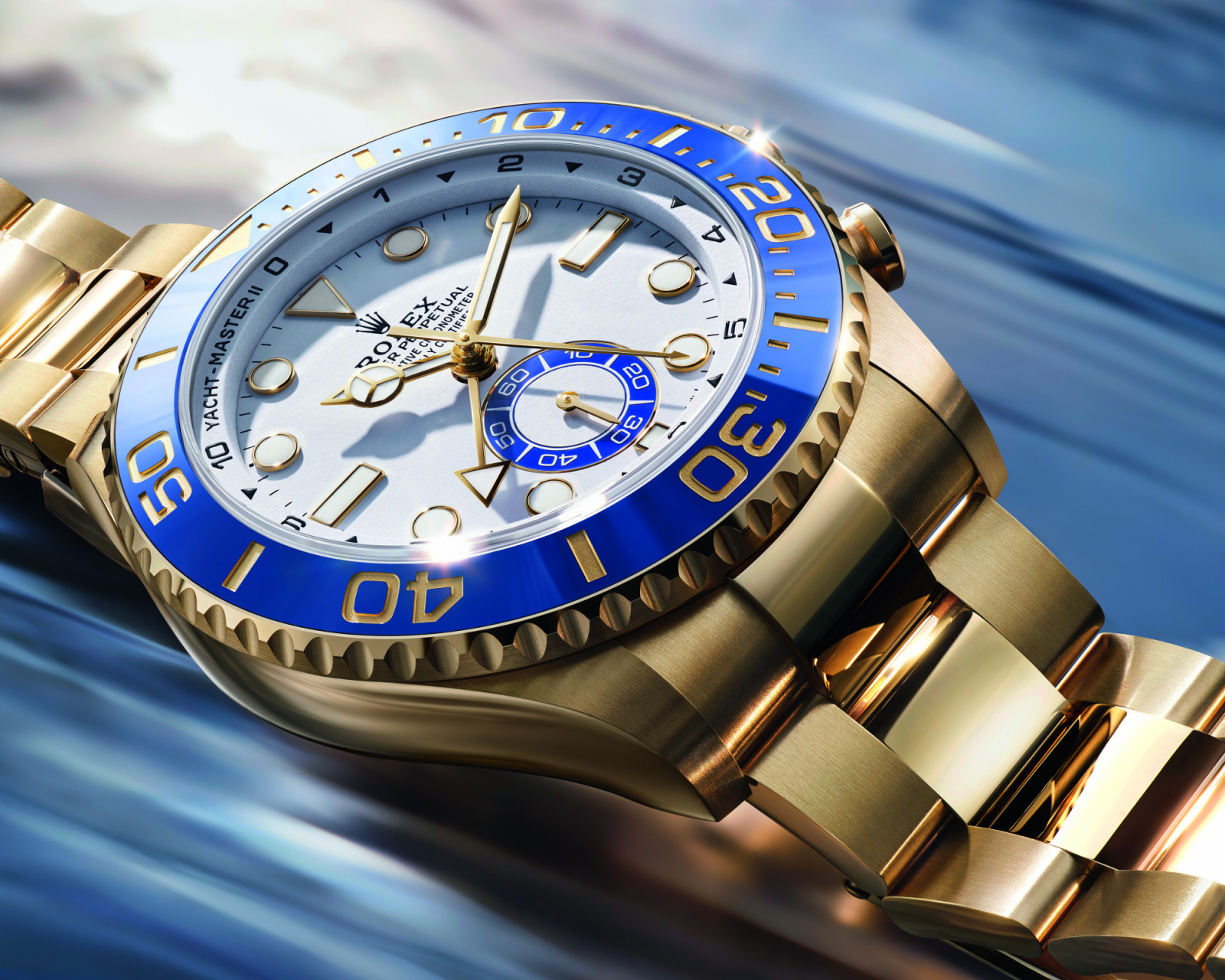 Close up on the the Oyster Perpetual Yacht-Master II