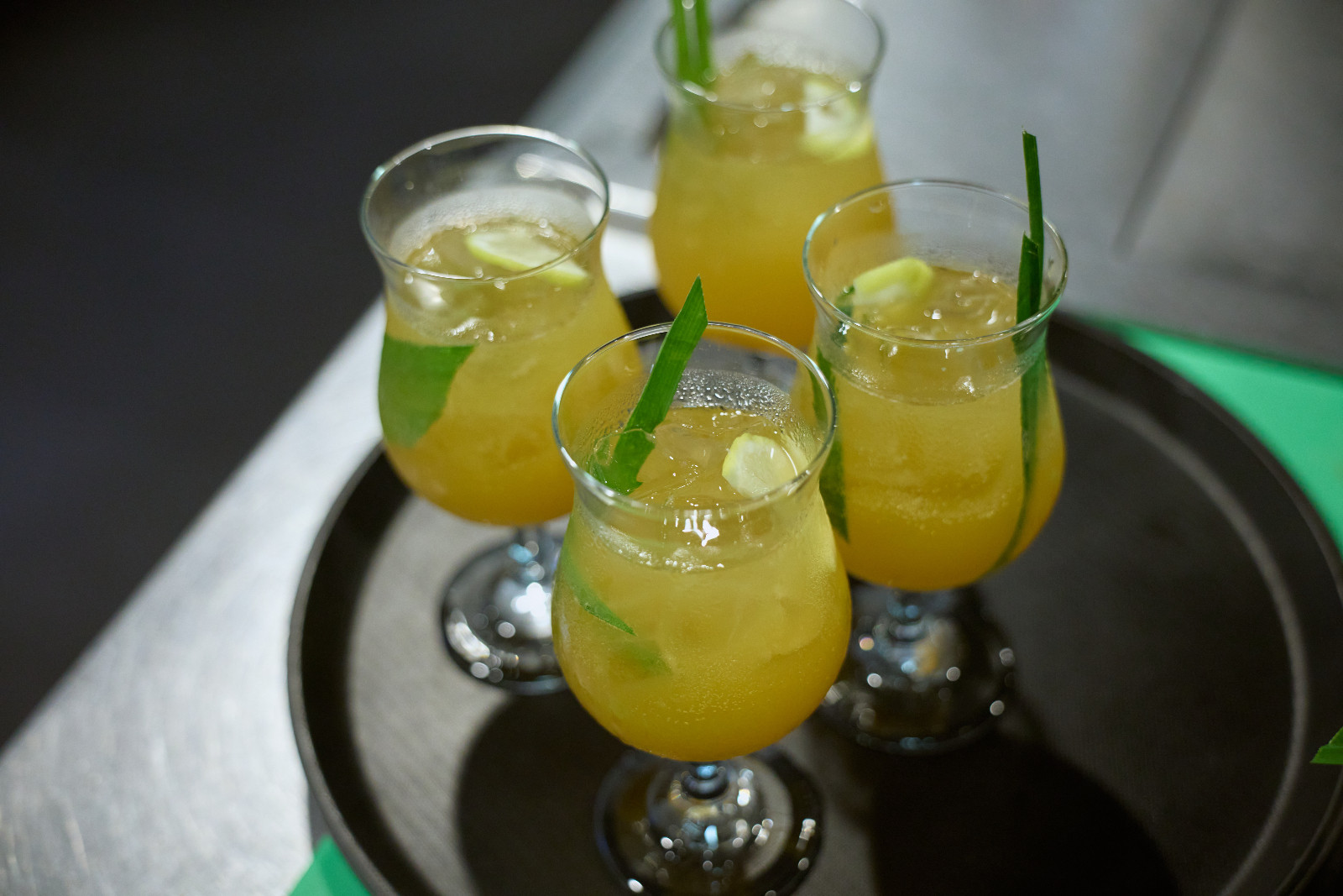 Refreshing drinks by the culinary arts students