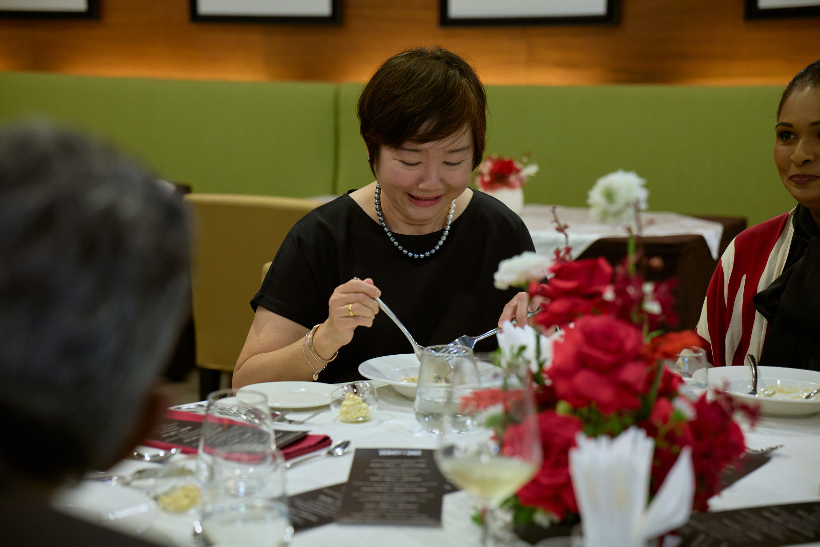 The expertly prepared dishes were thoroughly enjoyed