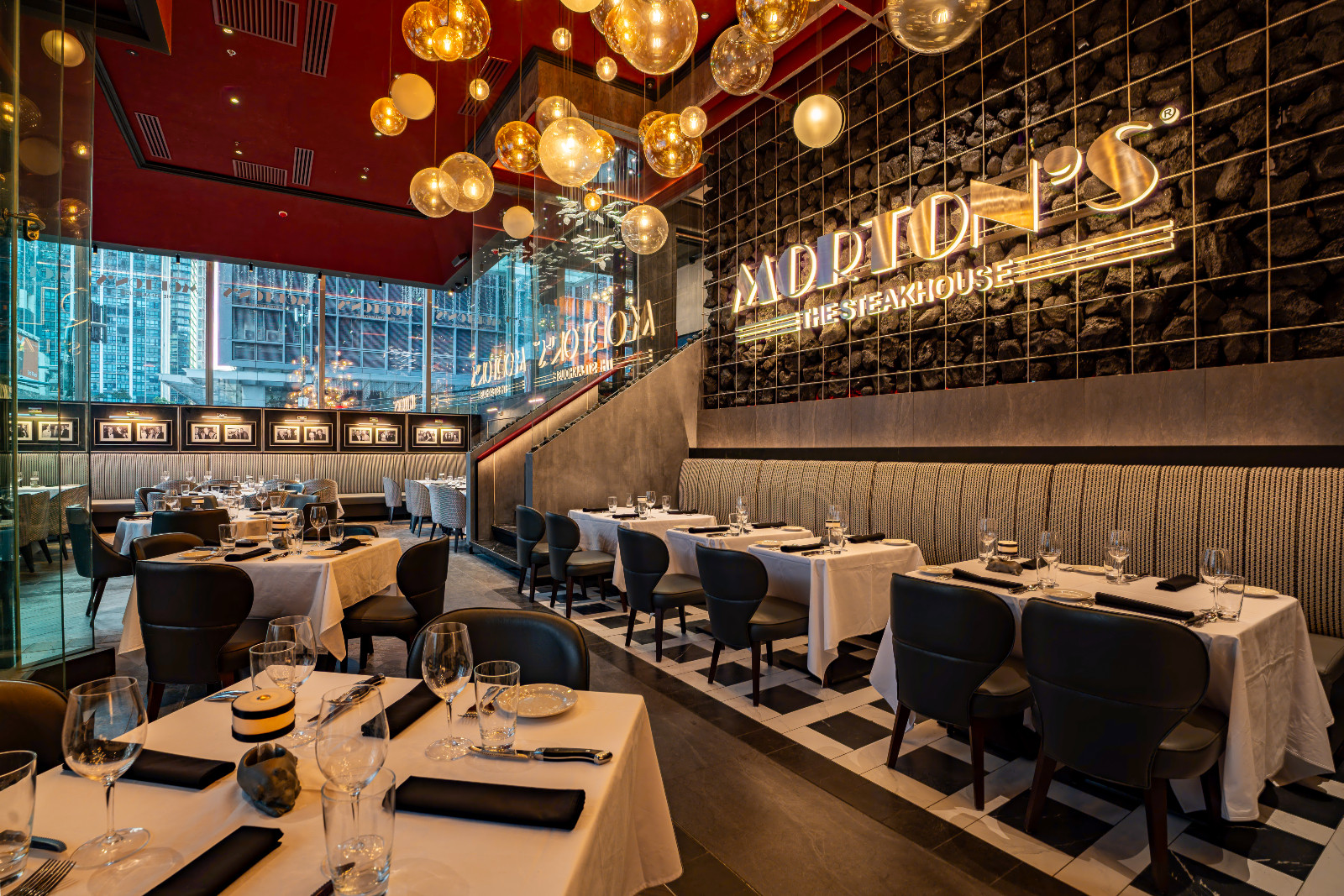 Morton's Steakhouse by Headroom Design Studio