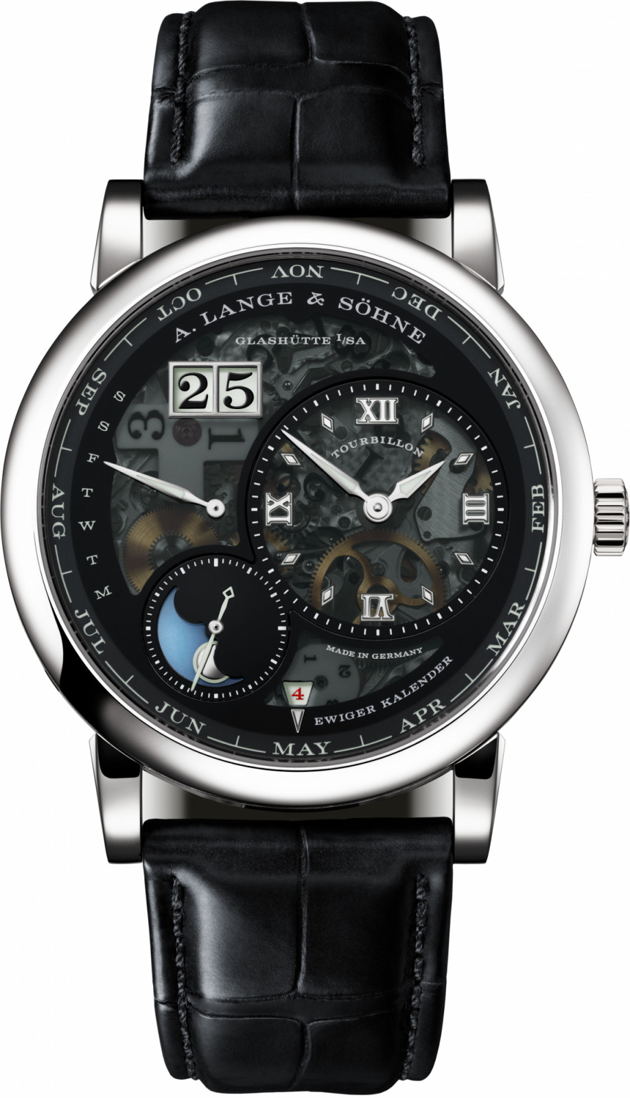 A Lange & Söhne Lange 1 Tourbillon Perpetual Calendar “Lumen” (Photo: courtesy of A Lange & Söhne)