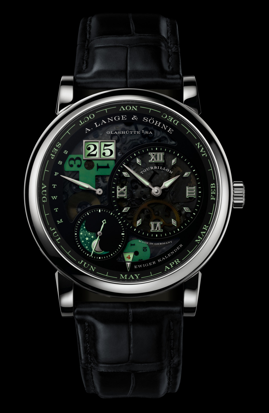 A Lange & Söhne Lange 1 Tourbillon Perpetual Calendar “Lumen” (Photo: courtesy of A Lange & Söhne)