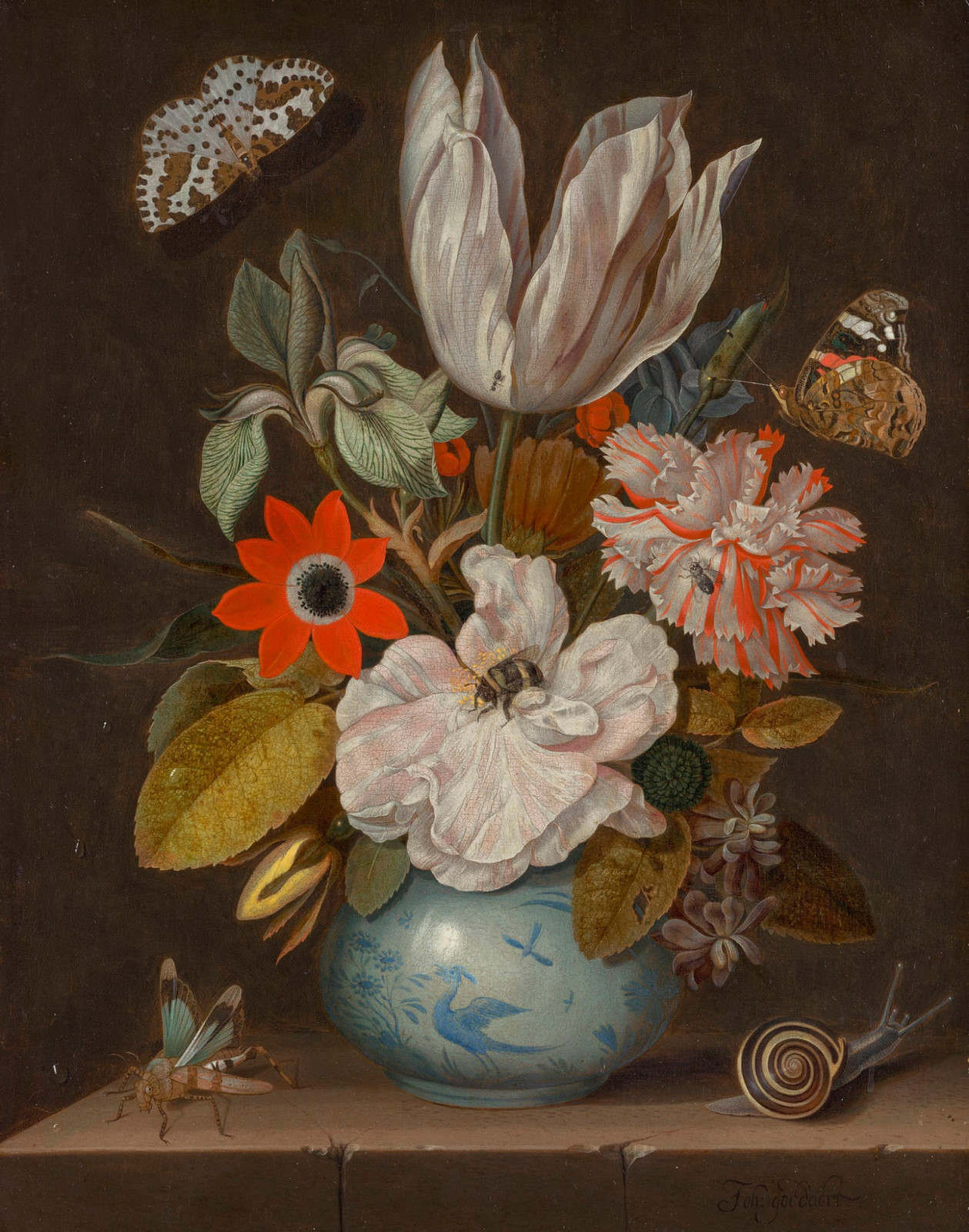 ภาพ still life ของ Johannes Goedaert สร้างสถิติโลกการประมูลของศิลปินที่ราคา 10.16 ดอลลาร์ฮ่องกง (1.30 ดอลลาร์สหรัฐ หรือประมาณ 41.61 ล้านบาท) (ภาพ: Christie's)