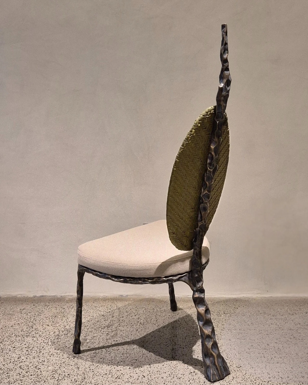 High-hammered dining chairs by Industria Edition, a Filipino furniture pick