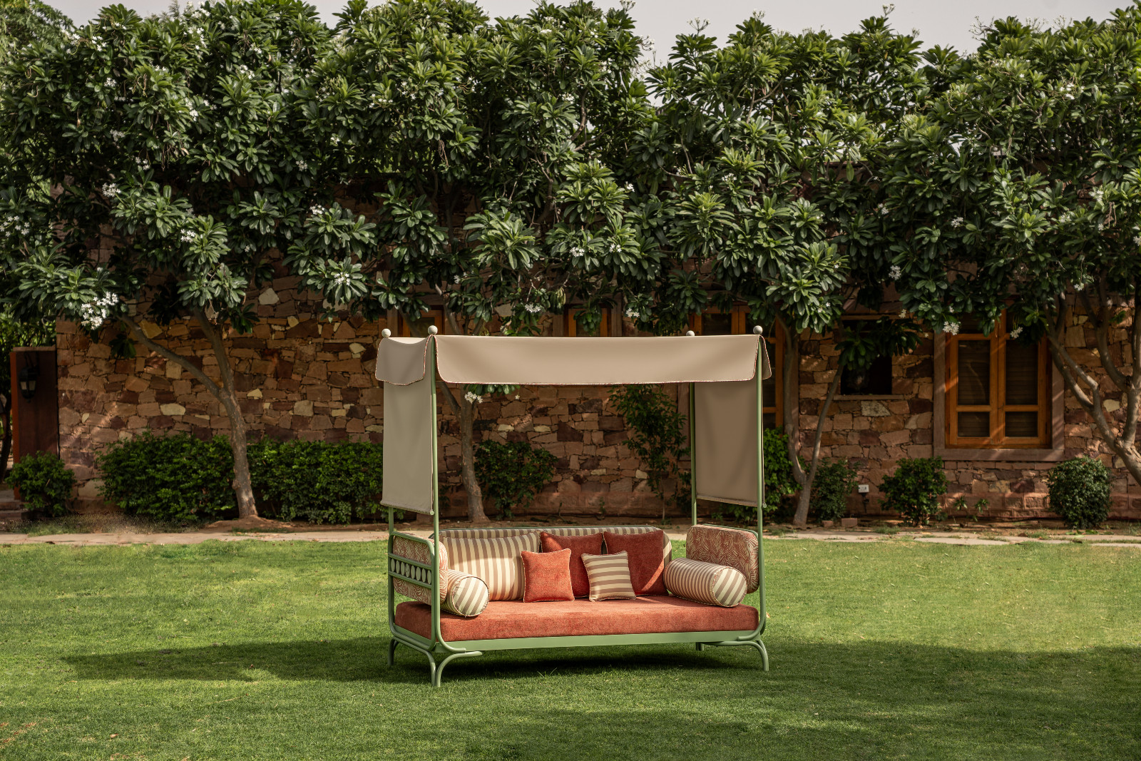 MuseMart and Orange Tree’s Dastoori daybed, an Indian furniture pick