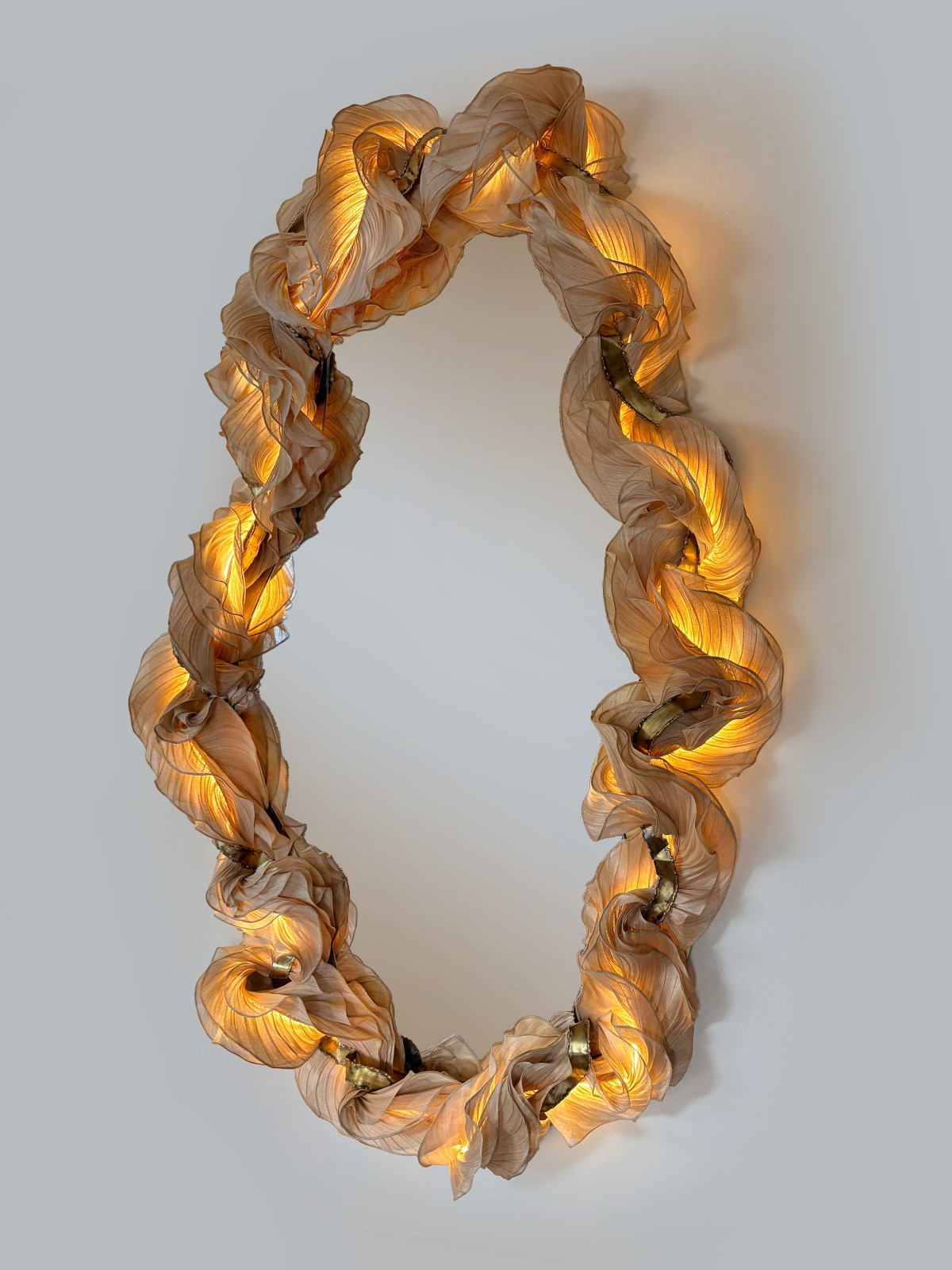 A collaboration between Mirei Monticelli and Tara Soriano, the Iris mirror reflects Filipino design sensibilities