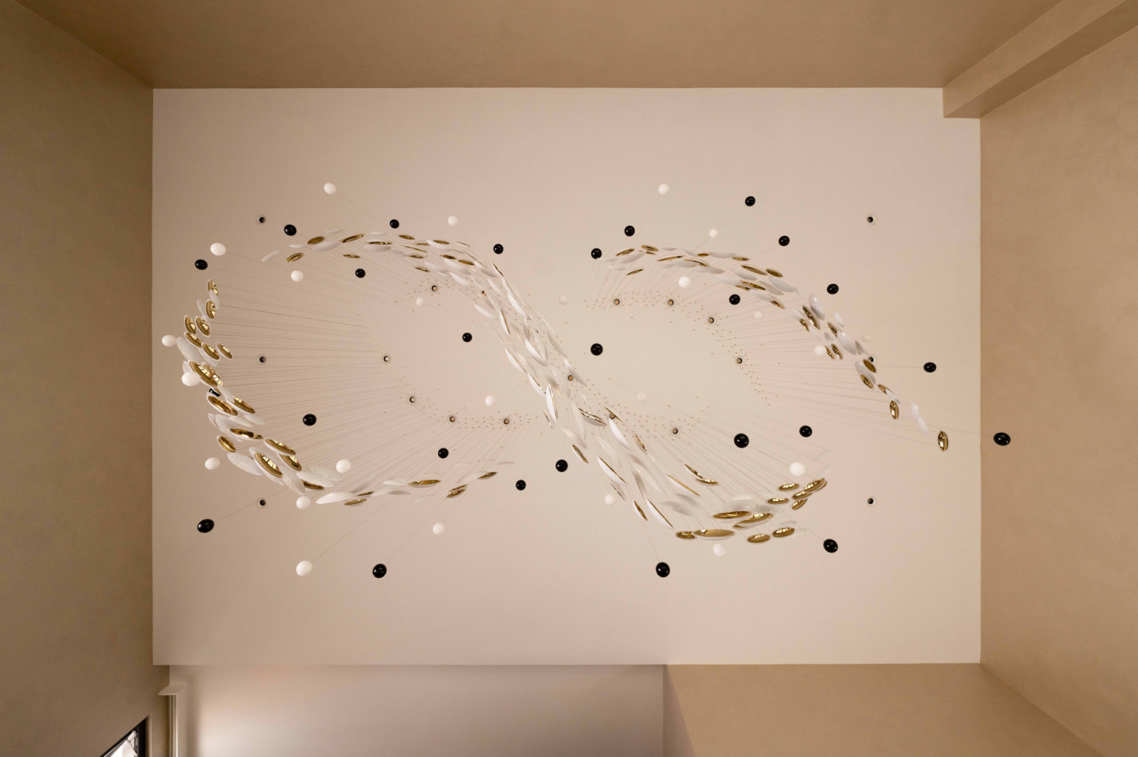 The Sans Souci lighting installation in its full glory