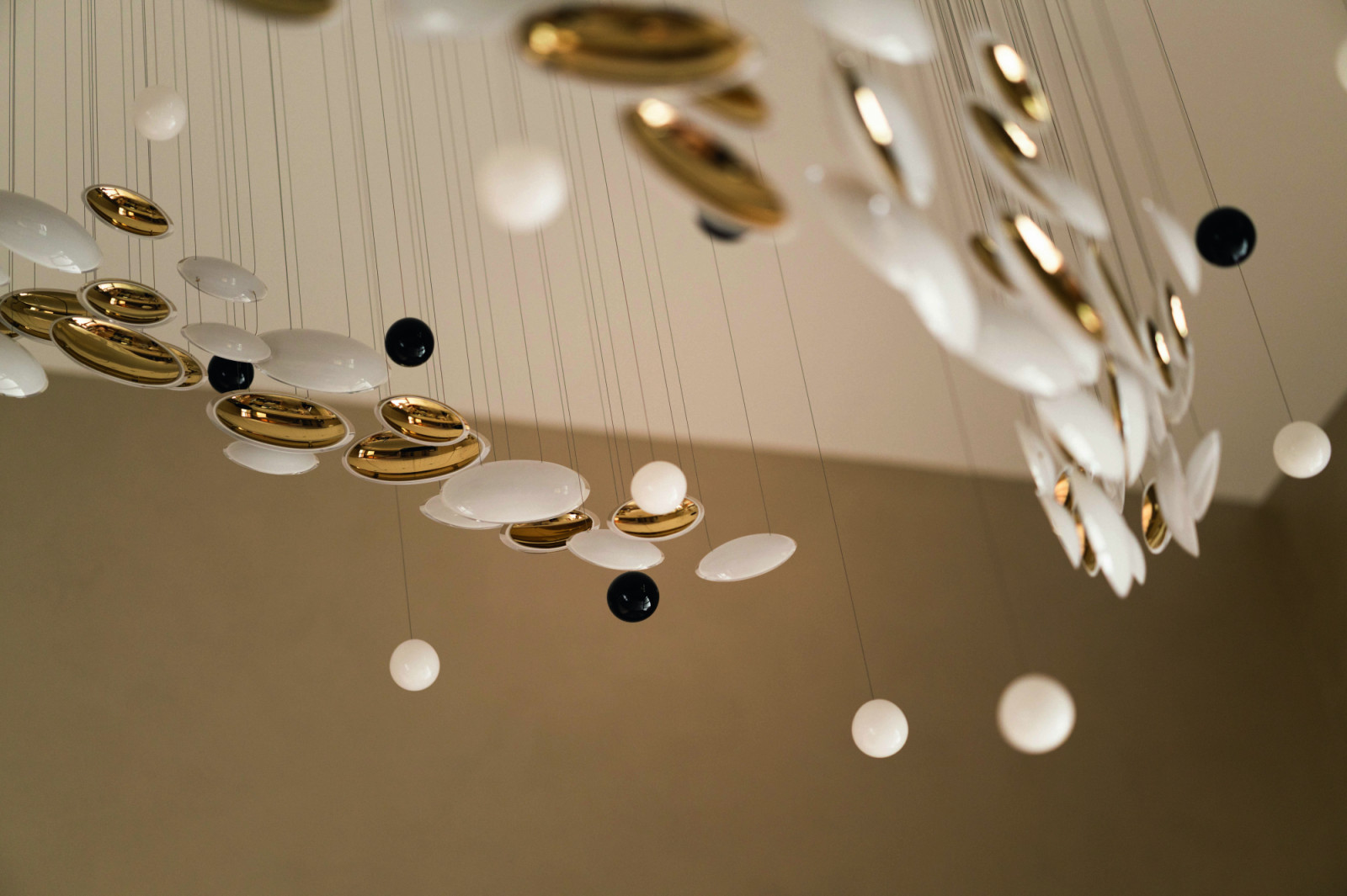 A closer look at the exquisite Sans Souci lighting installation