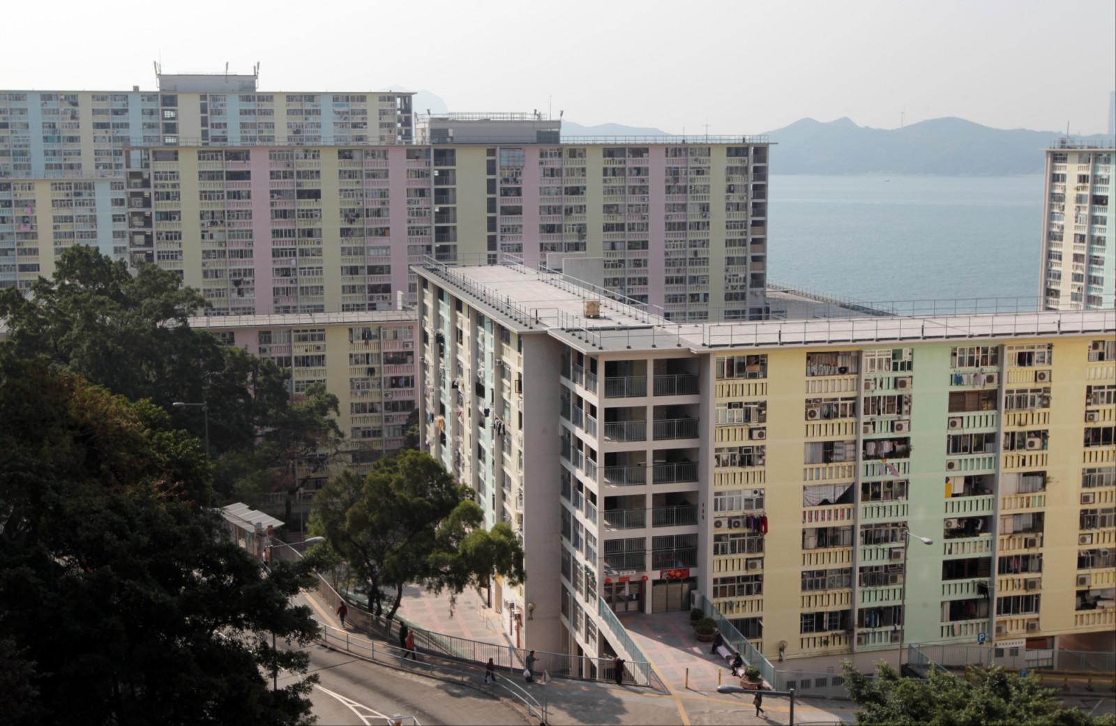 General view of Wah Fu Estate on Hong Kong Island. 17JAN14 (Photo by Thomas Yau/South China Morning Post via Getty Images)