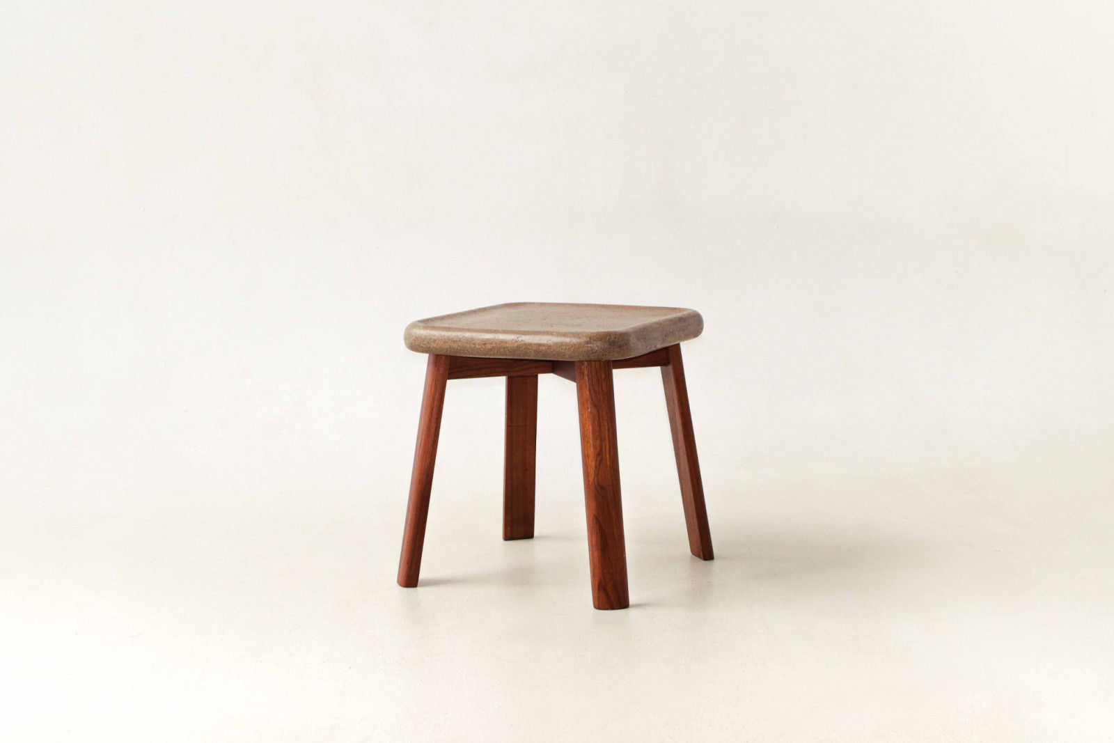 The Mudra side table is also made with C-Foam, a cork-like material transformed from coffee waste