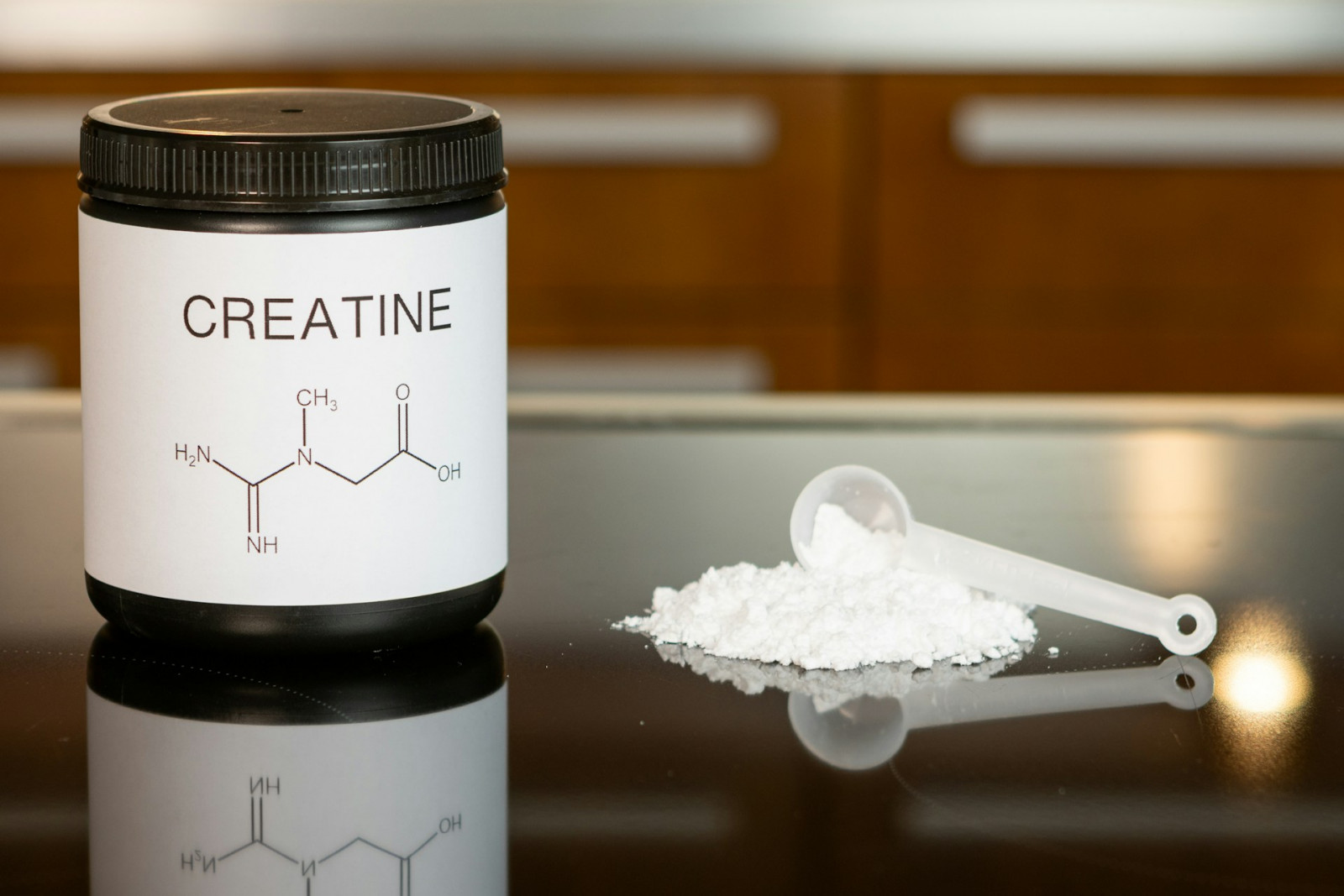 Creatine has long been used by athletes because it speeds up the regeneration of adenosine triphosphate (ATP), the main energy source of your cells. This allows your muscles to recover faster from intense exercise, meaning the body can perform more vigorous movement for longer. Photo: Alex Saks / Unsplash