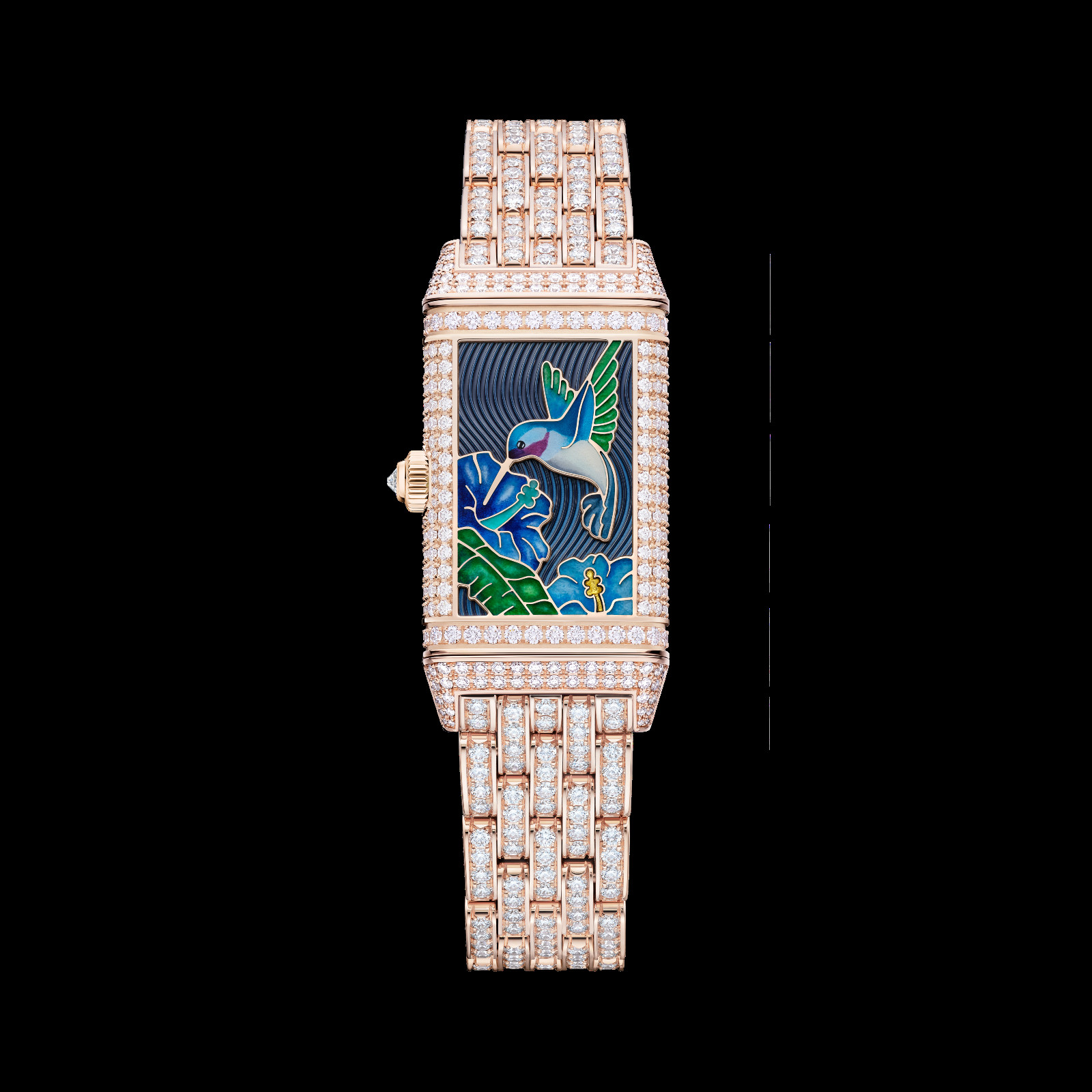 Jaeger-LeCoultre Reverso One ‘Hibiscus Syriacus’ (Photo: courtesy of Jaeger-LeCoultre)