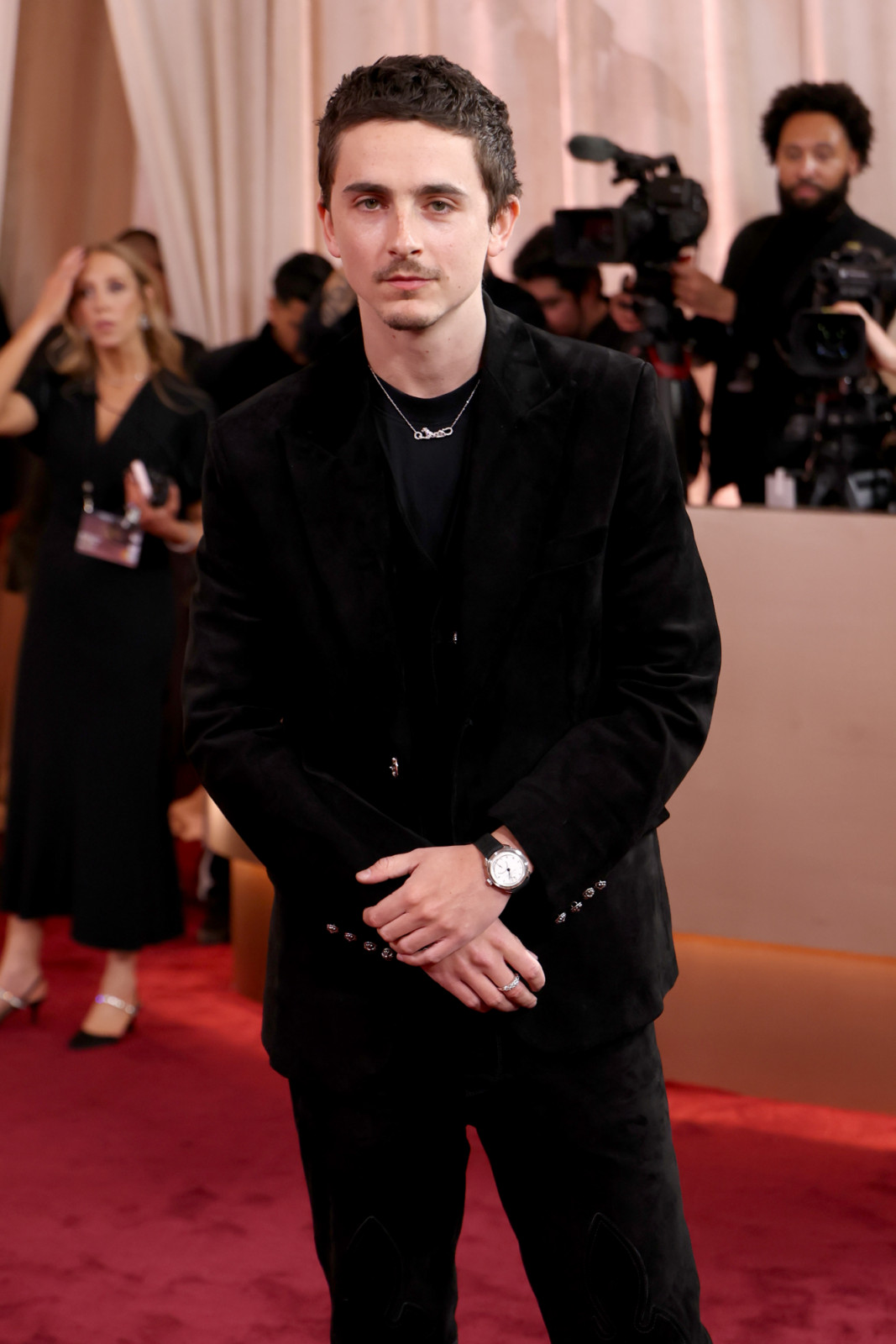 BEVERLY HILLS, CALIFORNIA - JANUARY 11: (FOR EDITORIAL USE ONLY) Timothée Chalamet attends the 83rd annual Golden Globe Awards at The Beverly Hilton on January 11, 2026 in Beverly Hills, California. (Photo by Frazer Harrison/WireImage)
