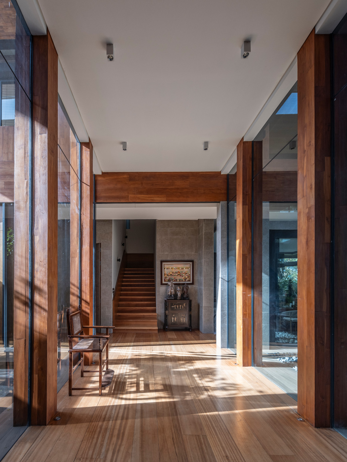 The use of natural light is a key pillar of this Batangas, Philippines home designed by LYS Architecture, punctuated by greenery