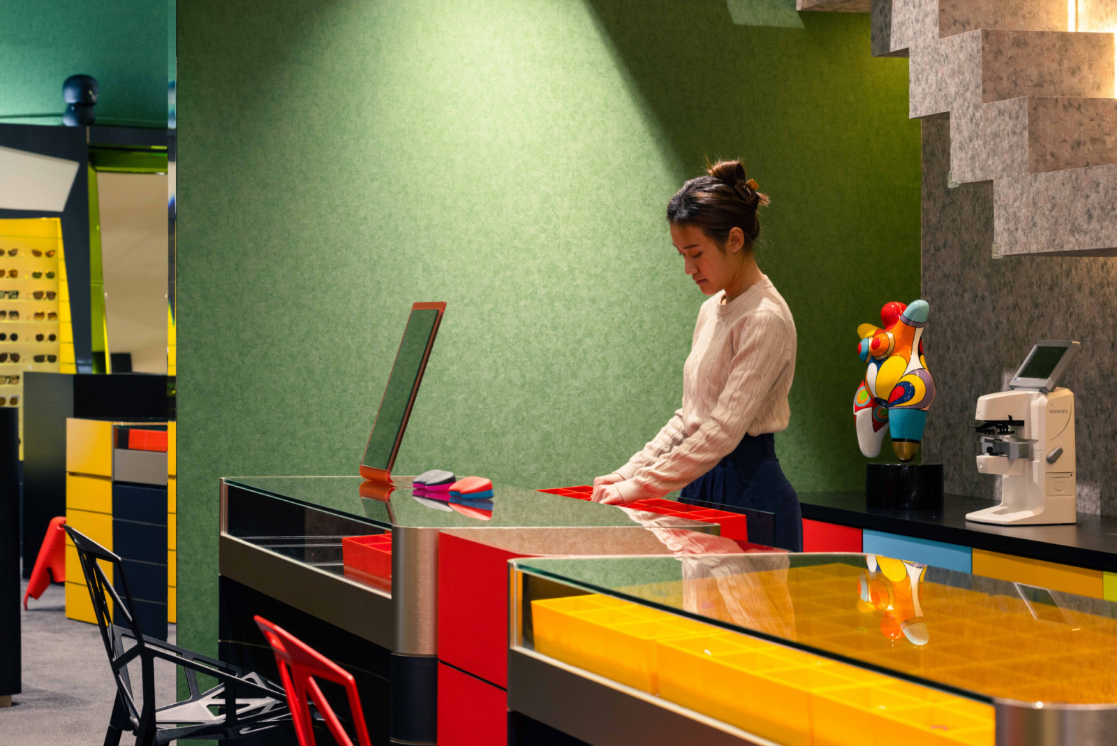 The walls of Eyes@Work are adorned with the BN Walls x Van Gogh Museum wallpaper collection