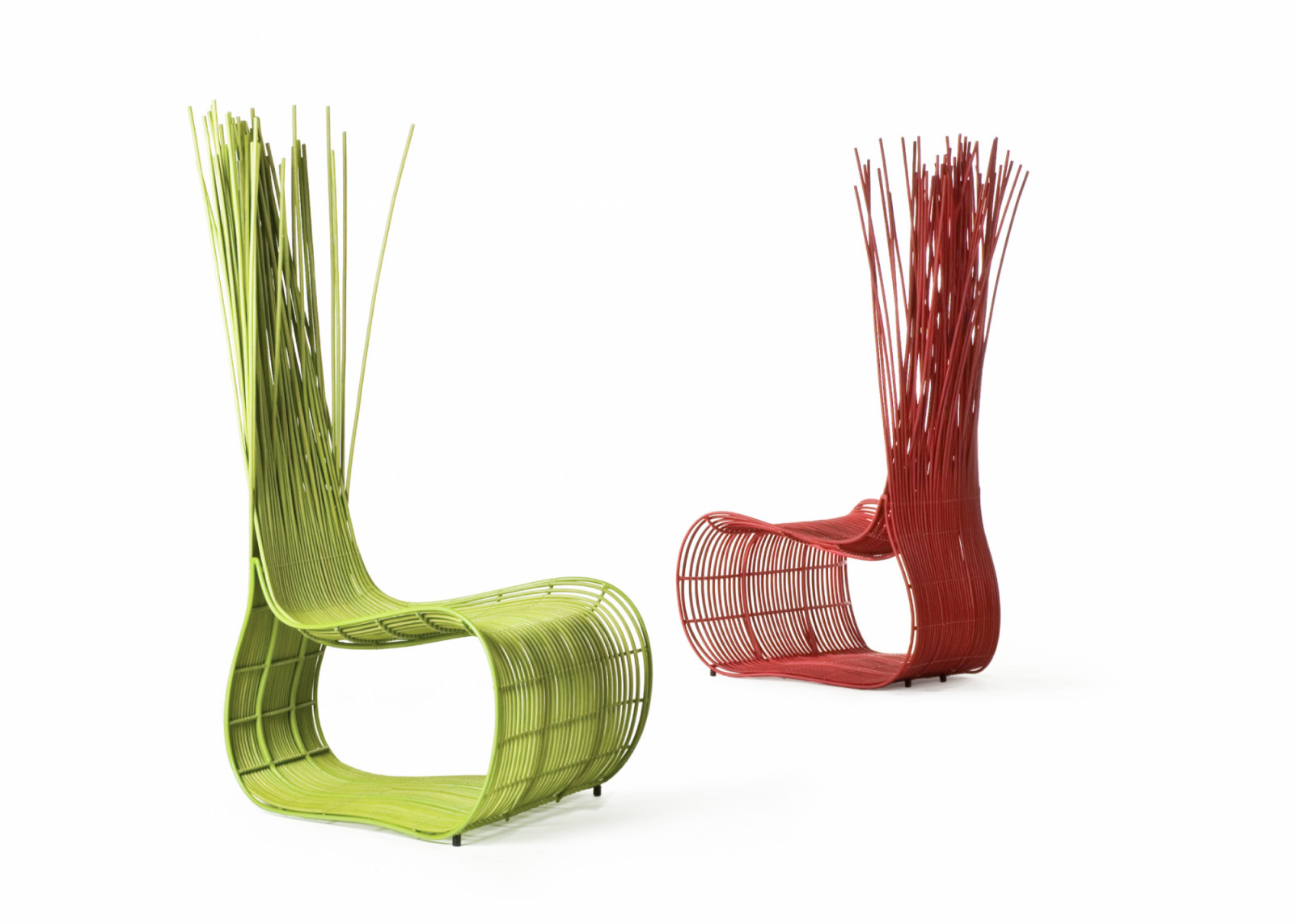 The Yoda easy chairs designed by Kenneth Cobonpue