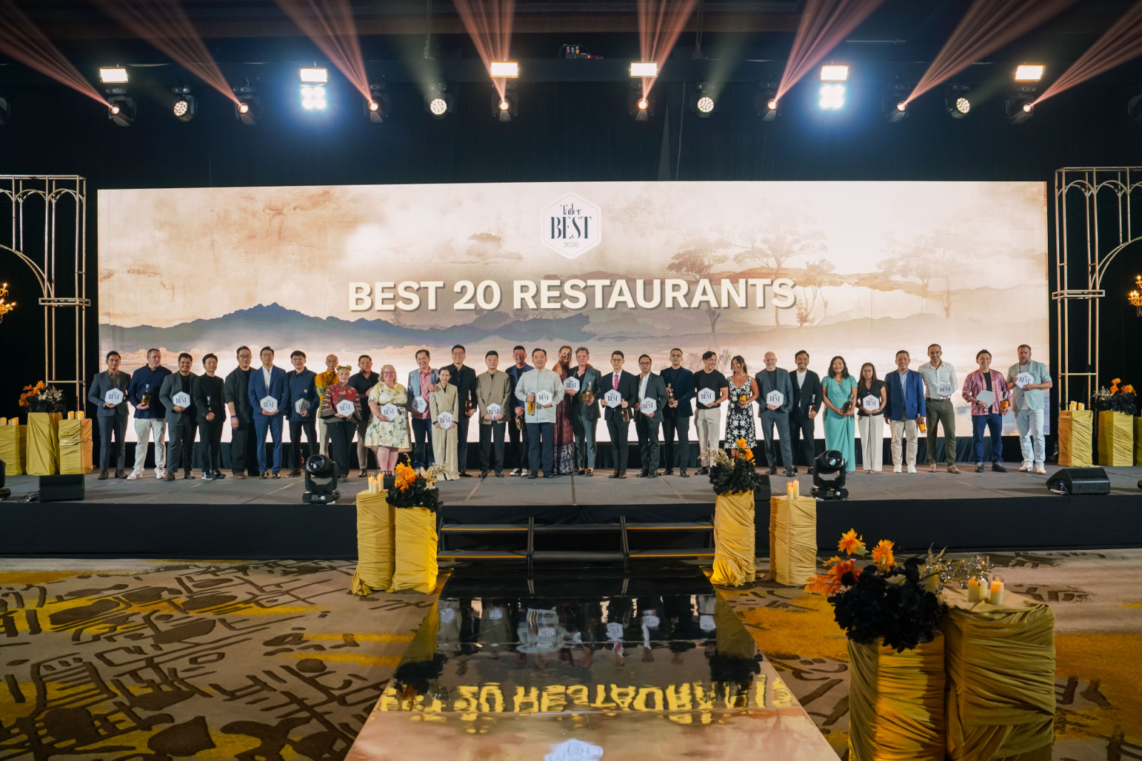 Para pemenang 20 Best Restaurants Tatler Best Indonesia 2026