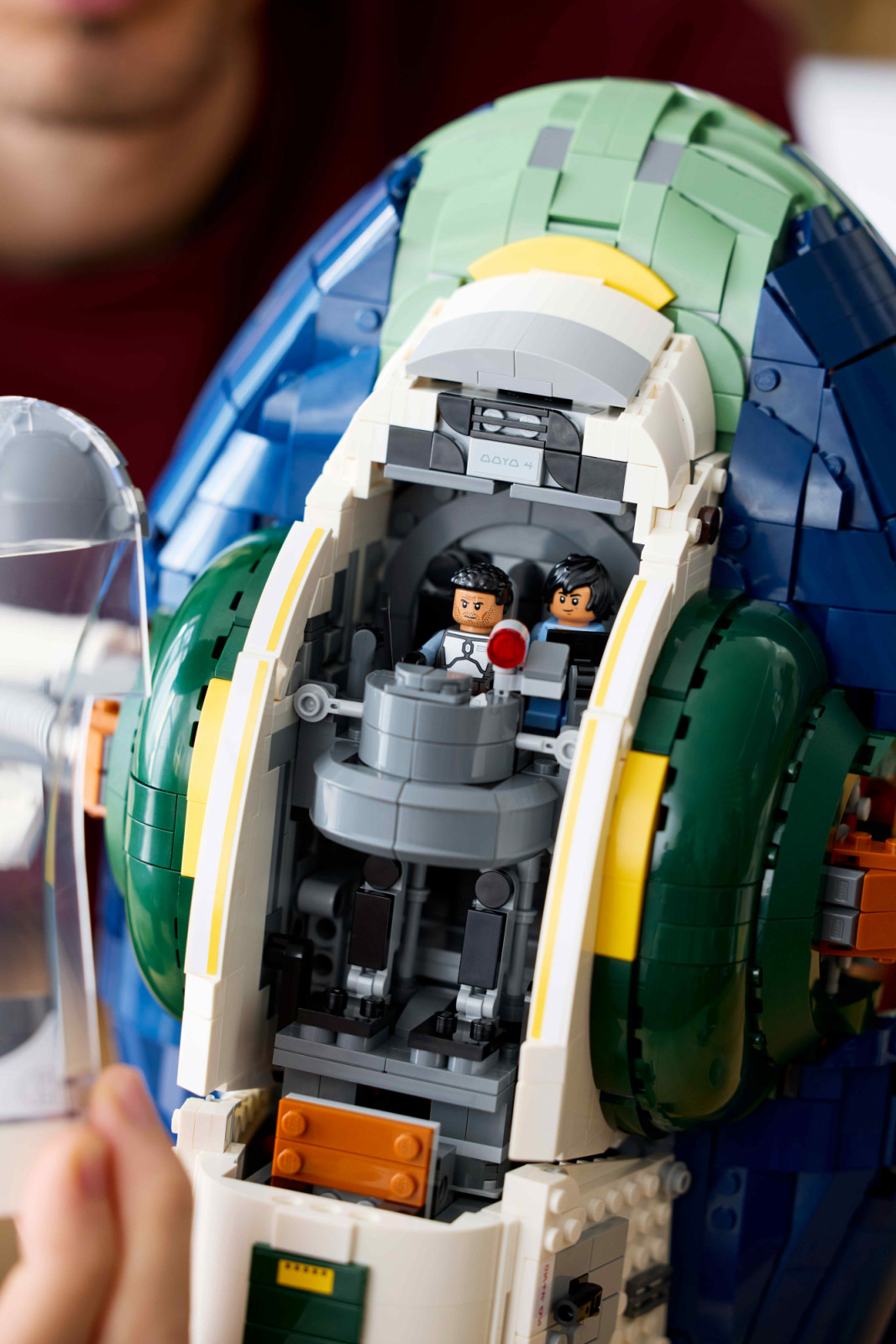 Seating for the feared Mandalorian bounty hunter Jango Fett and his clone-son Boba Fett