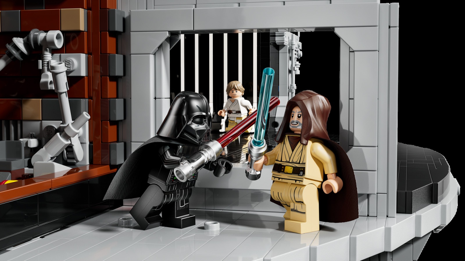 Darth Vader faces Obi-Wan Kenobi in a duel that remains as timeless as ever