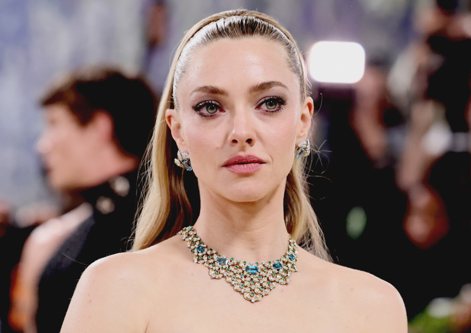 NEW YORK, NEW YORK - MAY 04: Amanda Seyfried attends the 2026 Met Gala celebrating "Costume Art" at the Metropolitan Museum of Art on May 04, 2026 in New York City. (Photo by Theo Wargo/FilmMagic)