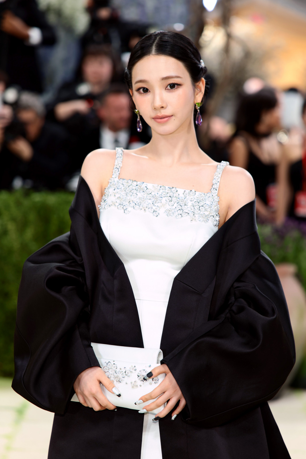 NEW YORK, NEW YORK - MAY 04: Karina attends the 2026 Met Gala celebrating "Costume Art" at the Metropolitan Museum of Art on May 04, 2026 in New York City. (Photo by Dimitrios Kambouris/Getty Images for The Met Museum/Vogue)