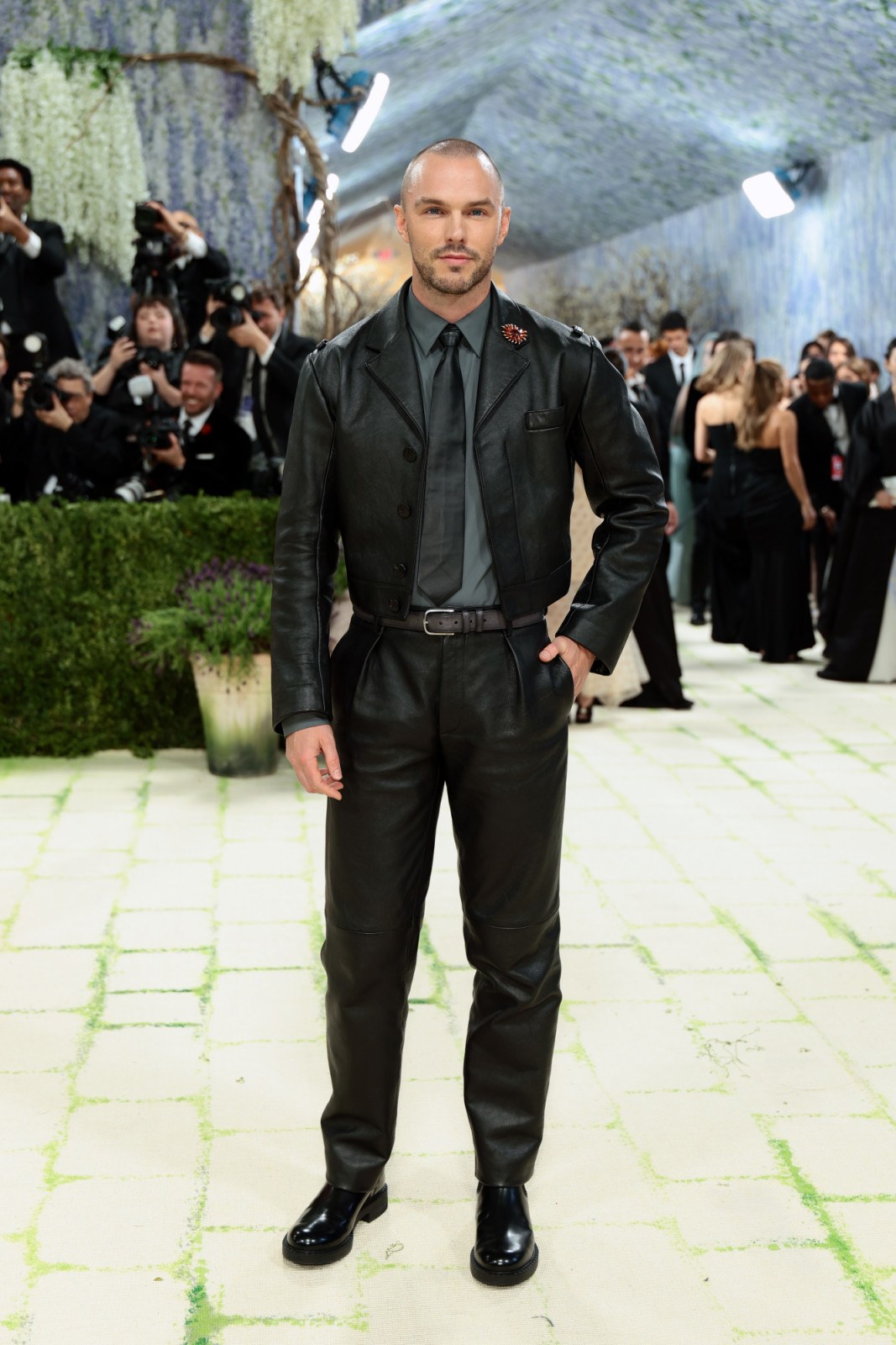 NEW YORK, NEW YORK - MAY 04: Nicholas Hoult attends the 2026 Met Gala celebrating "Costume Art" at the Metropolitan Museum of Art on May 04, 2026 in New York City. (Photo by Dimitrios Kambouris/Getty Images for The Met Museum/Vogue)