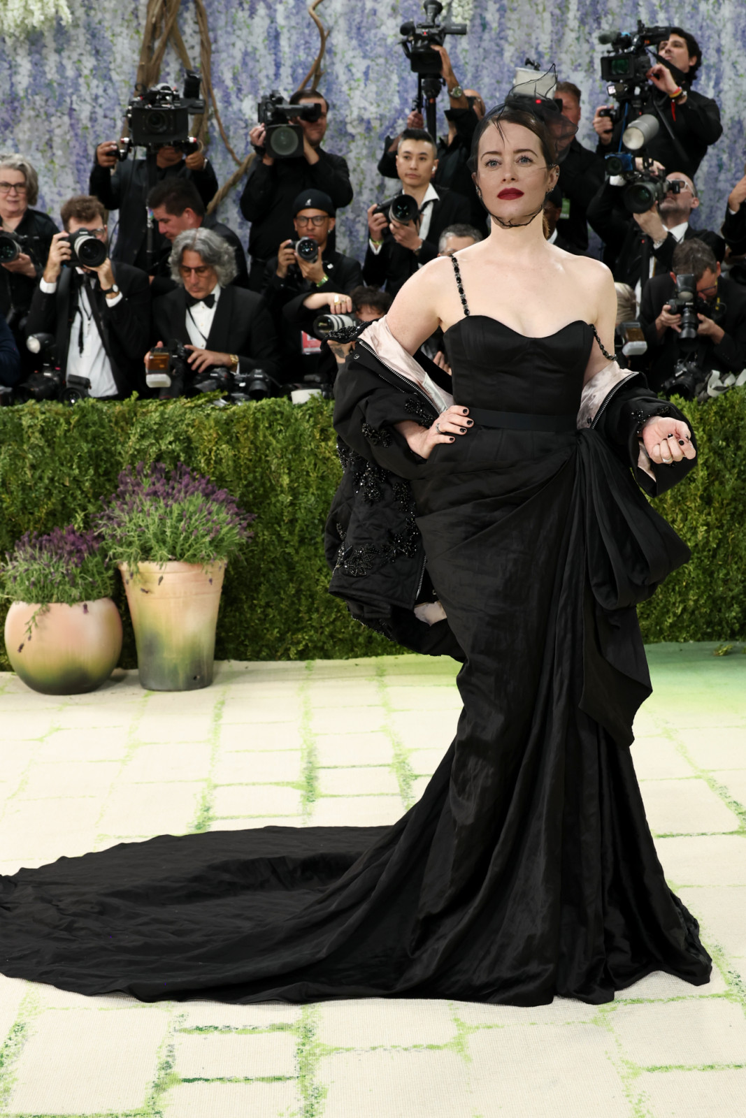 NEW YORK, NEW YORK - MAY 04: Claire Foy attends the 2026 Met Gala celebrating "Costume Art" at the Metropolitan Museum of Art on May 04, 2026 in New York City. (Photo by Jamie McCarthy/Getty Images)