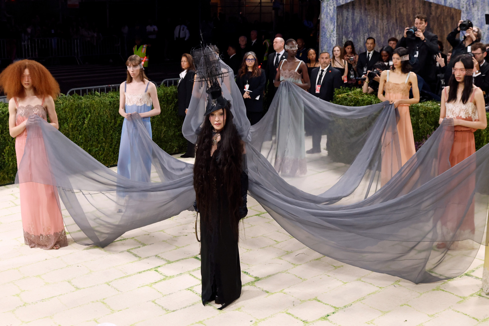 NEW YORK, NEW YORK - MAY 04: Madonna attends the 2026 Met Gala celebrating "Costume Art" at Metropolitan Museum of Art on May 04, 2026 in New York City. (Photo by Taylor Hill/Getty Images)