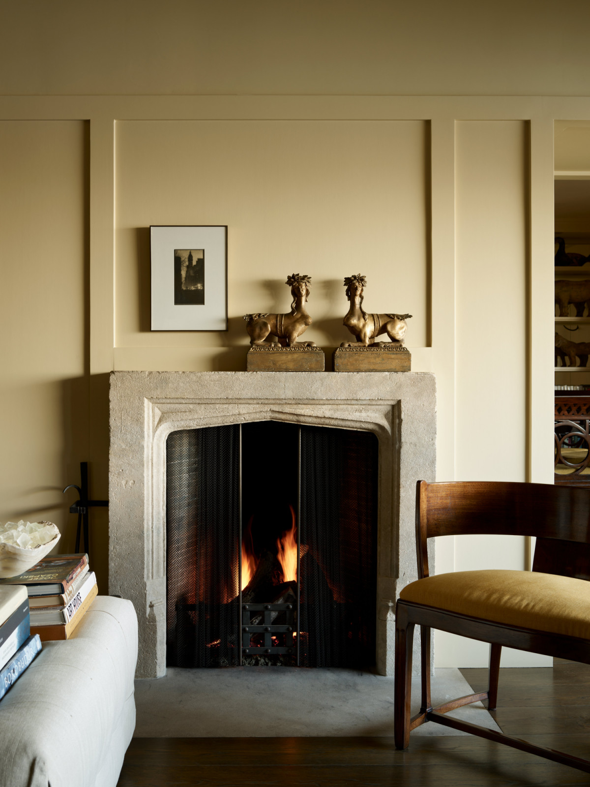 The original layout was retained, focusing on materials that would age quietly