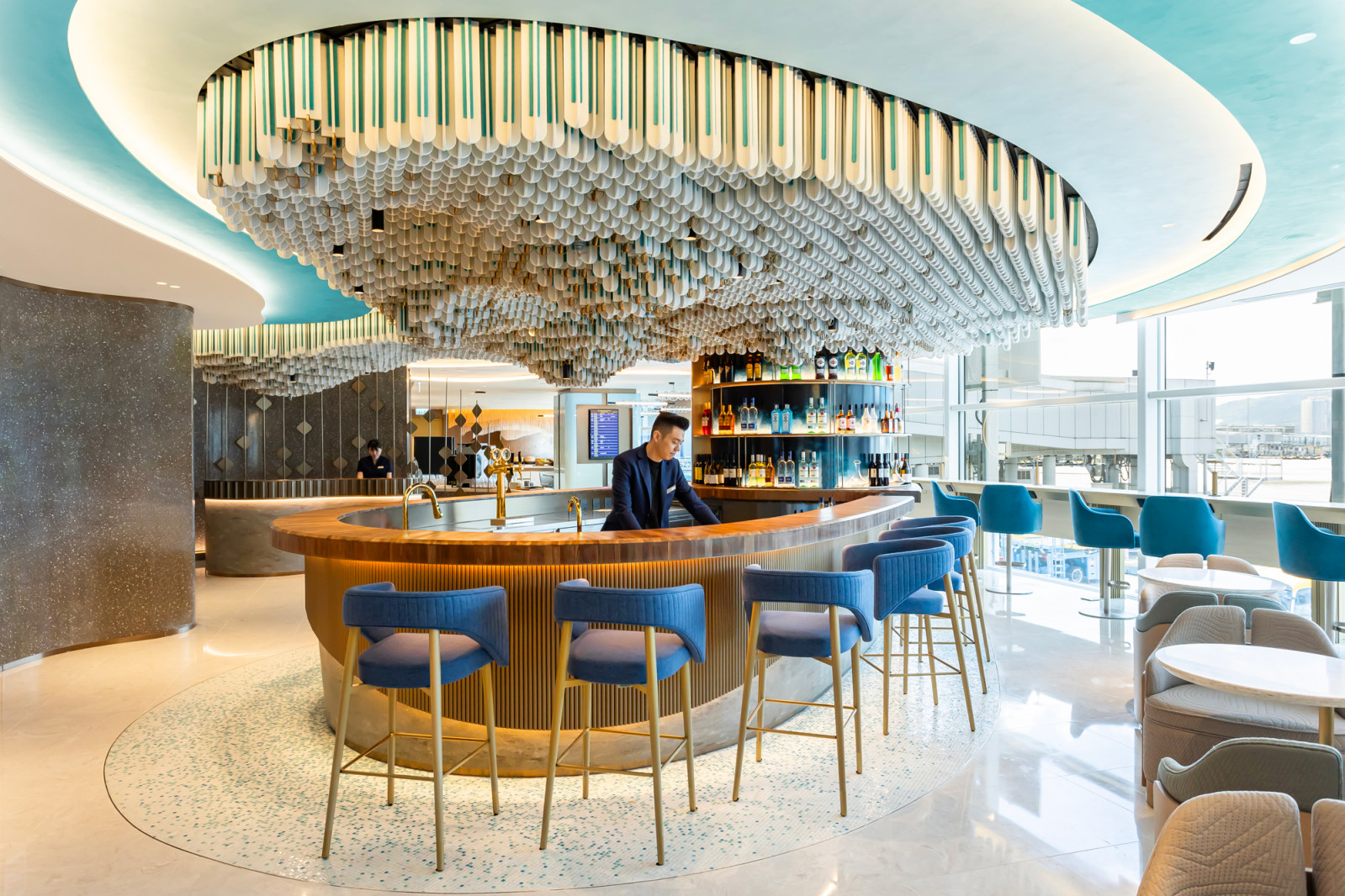 Kyra Lounge at Hong Kong International Airport ranks among the most deliberately designed airport lounges in Asia Pacific (Photo: courtesy of Priority Pass)