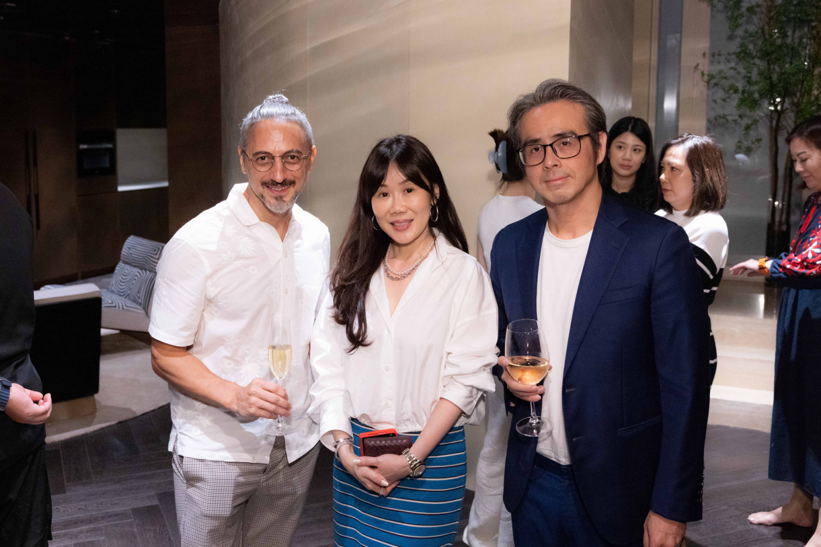 Paolo De Simone, Jennifer Ng and Dylan Tay