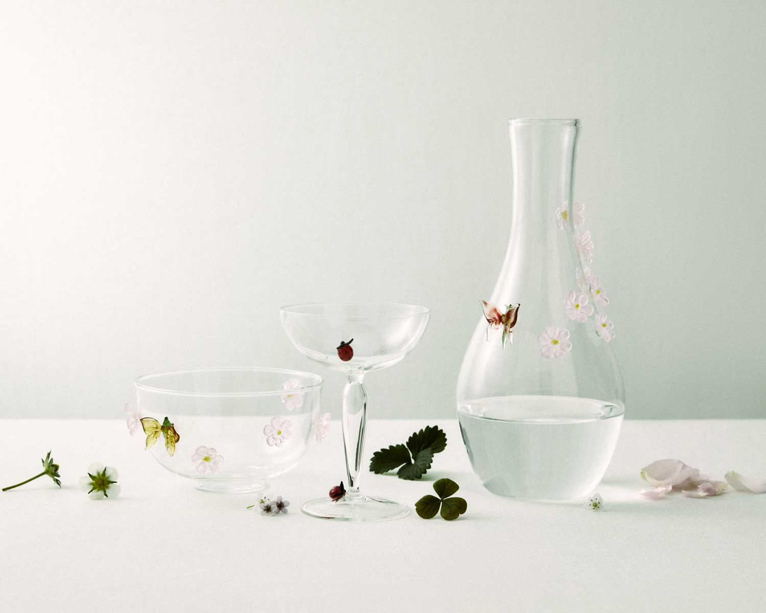 Les Milly glassware from Dior Maison
