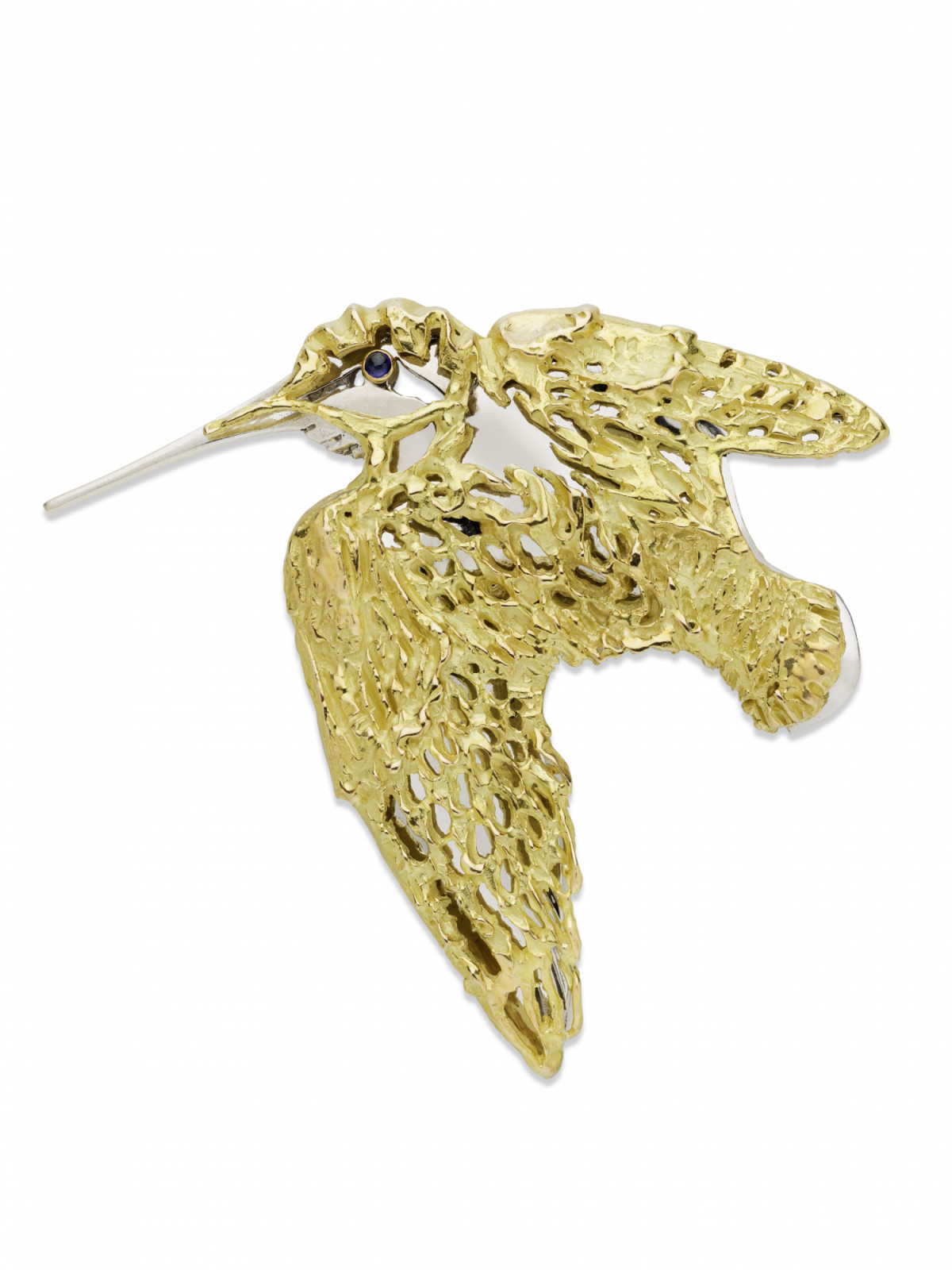 丘鵴（啄木鳥）胸針。（Photo: Chaumet）