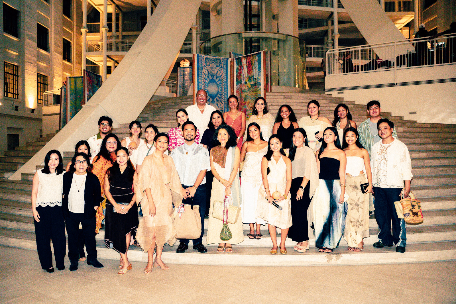 Guests with co-founders Isabella Tanjutco and Natasha Tanjutco of Tayo Archipelagic Design Agency and their team