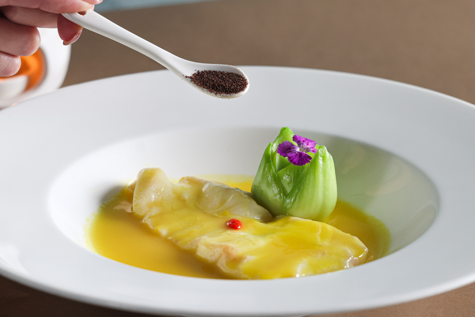 Above & Beyond unveils a shrimp roe feast with Wing Lok Noodle Factory ...