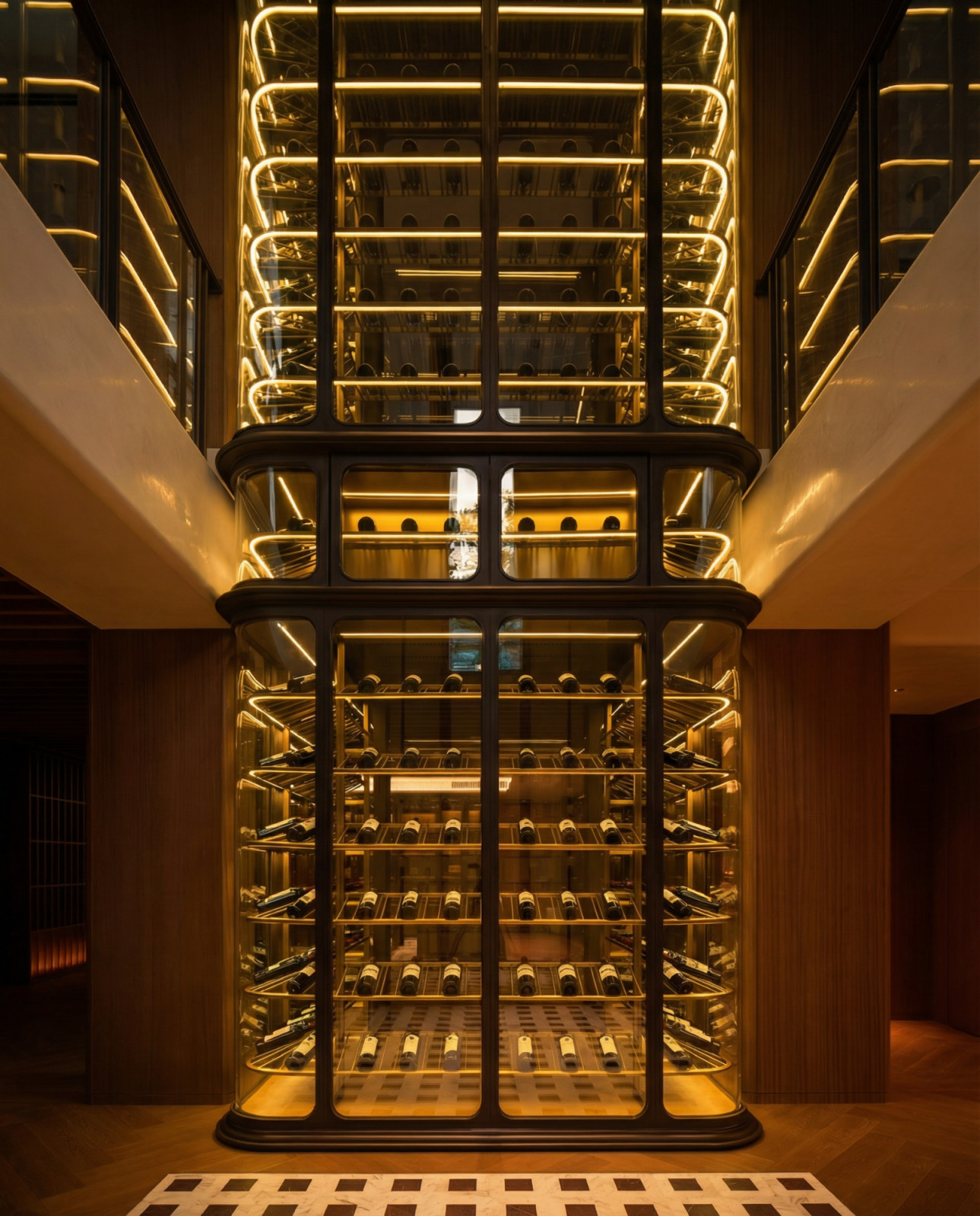 The wine cellar. (Photo: courtesy of NC Design + Architecture)