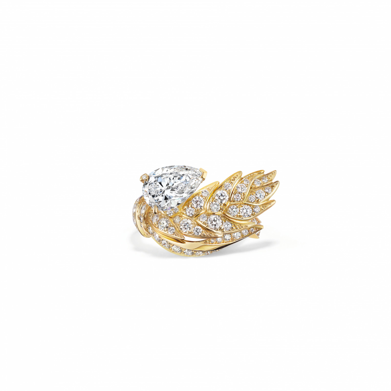 L‘Epi de Blé 18K黃金戒指。（Photo: Chaumet）
