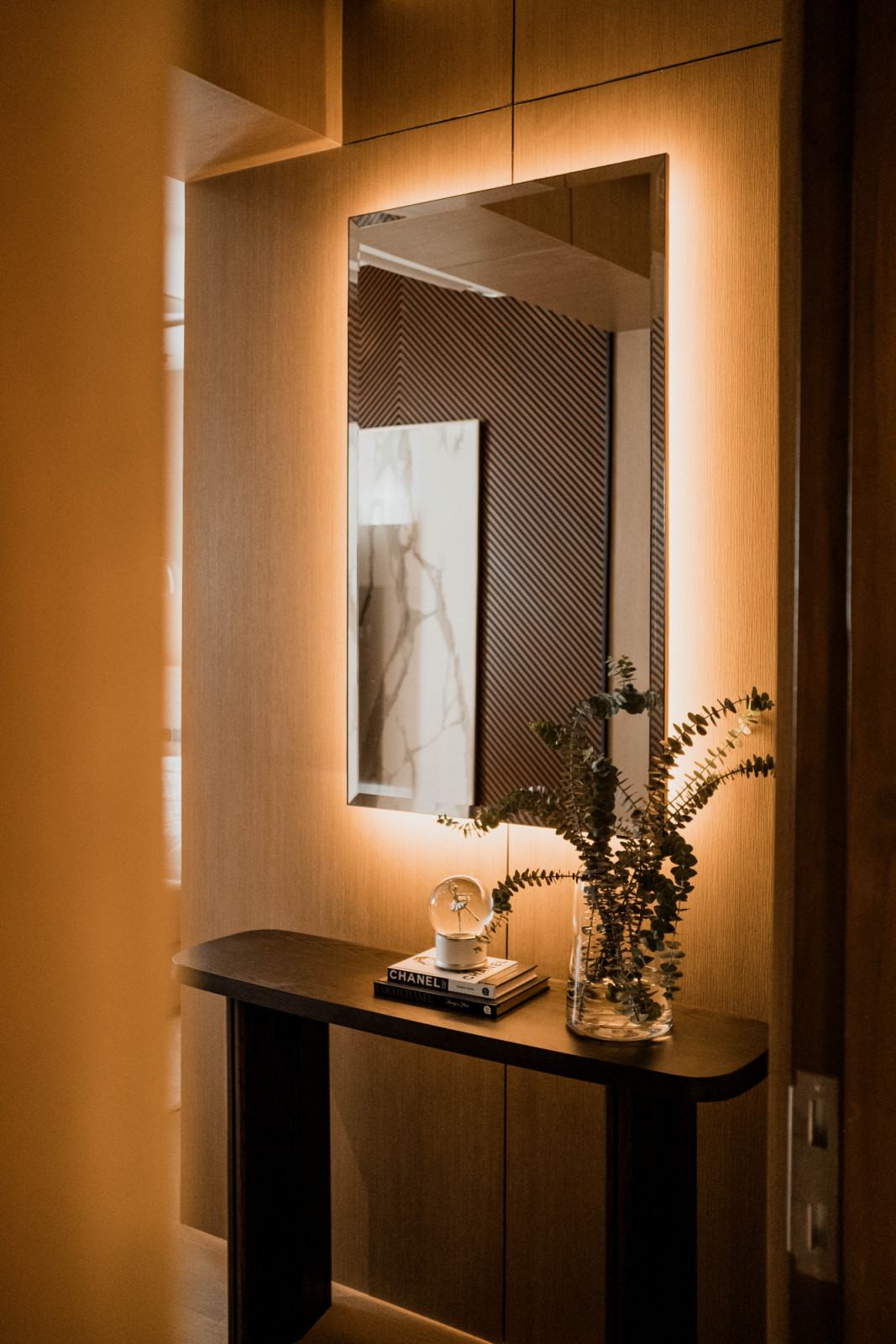 The gentle illumination of a multigenerational family home in Estancia, Iloilo designed by Isabella Robles-Go of Living Innovations Design Unlimited