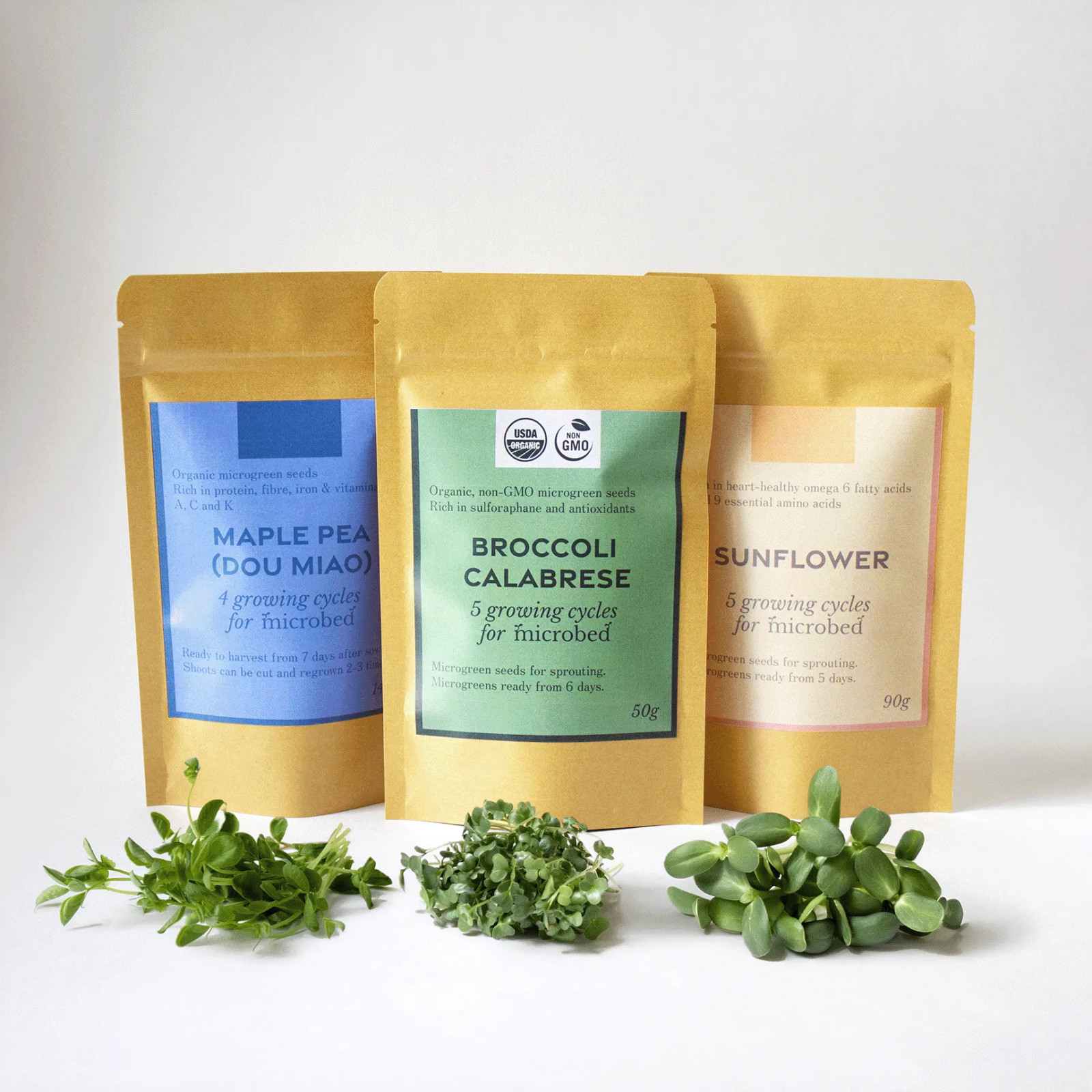 Heirloom Garden’s microgreen seeds