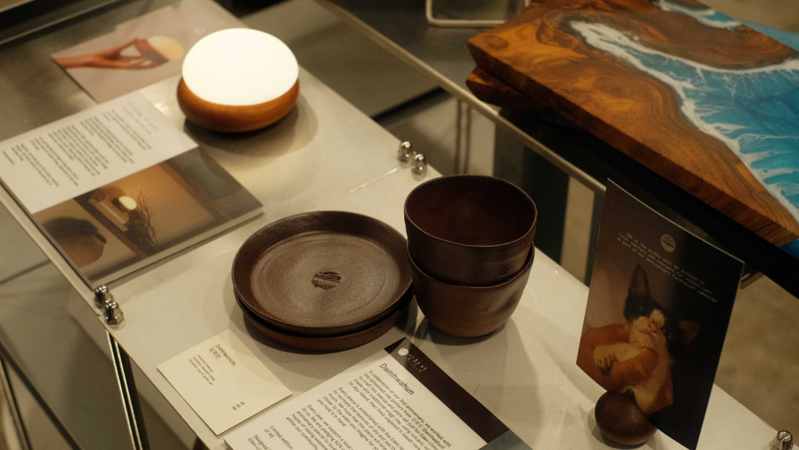 Pottery and a lamp from Eden Living, one of the homeware brands to look out for at Boutiques Singapore: The Spring Summer Edition 2026