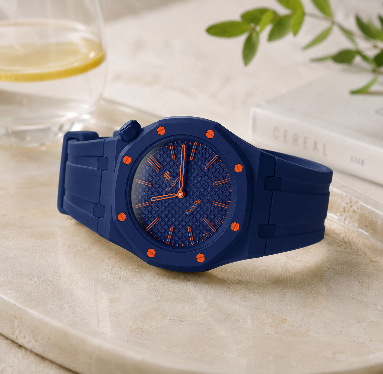 What if the Audemars Piguet x Swatch Royal Pop came with a strap