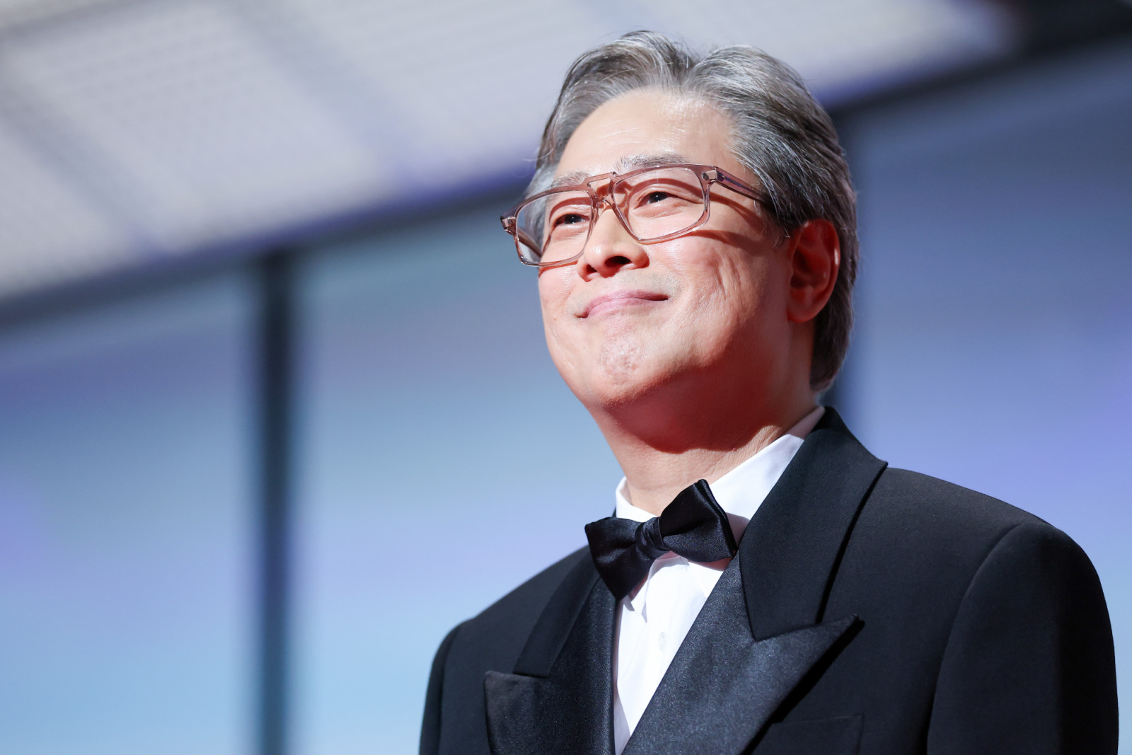 CANNES, FRANCE - MAY 12: Park Chan-wook on stage during the opening ceremony of the 79th annual Cannes Film Festival at Palais des Festivals on May 12, 2026 in Cannes, France. (Photo by Stephane Cardinale - Corbis/Corbis via Getty Images)
