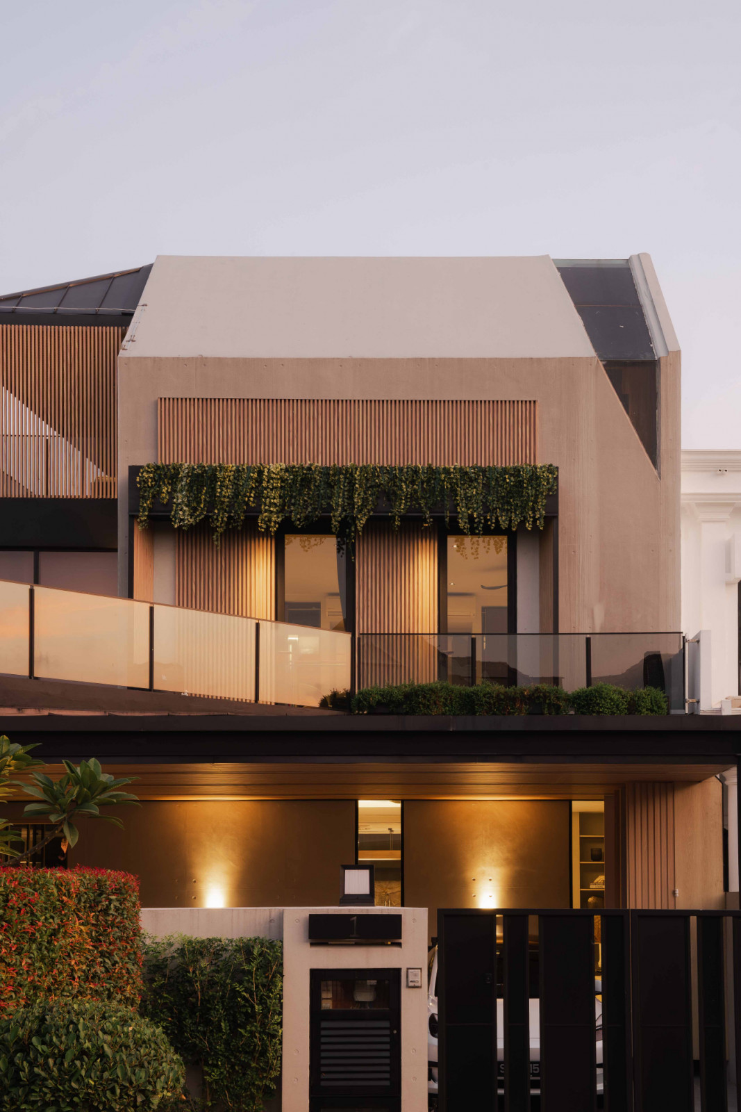 The biophilic façade of Garden Villa tells you exactly why it was named so