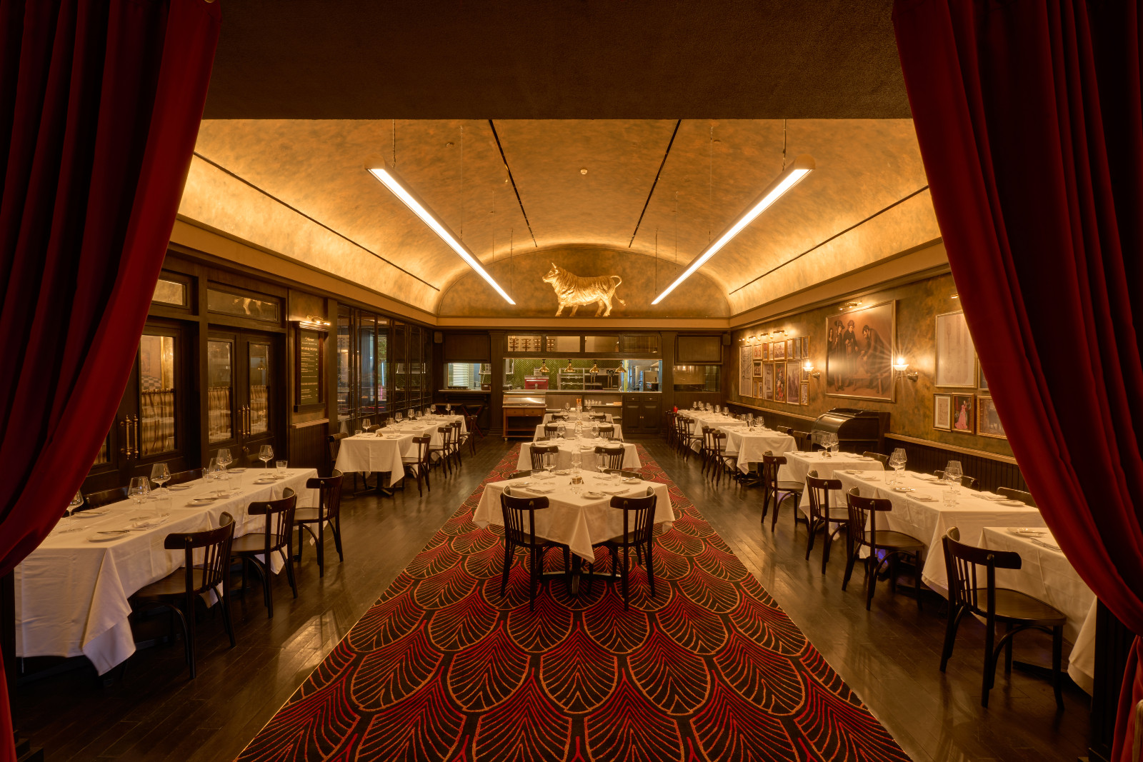 The main dining room of The Cutler Prime RIb