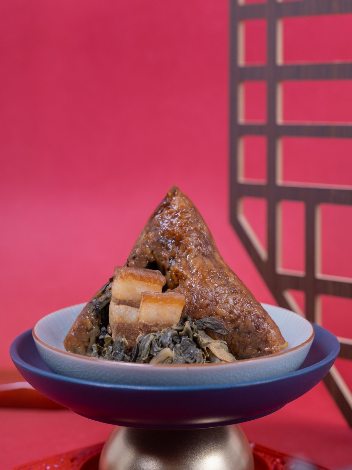 Hakka pork belly with preserved vegetables rice dumpling